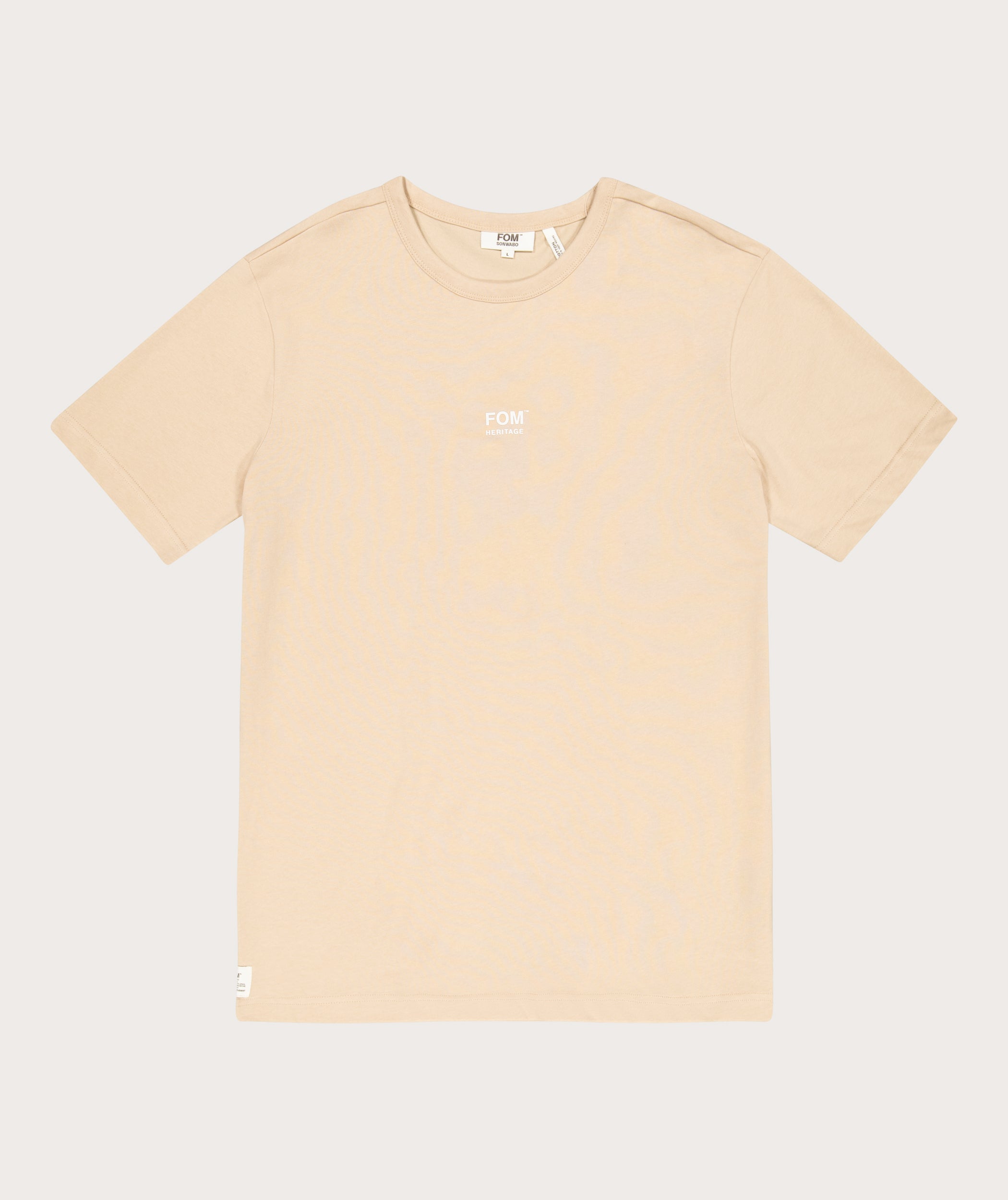 FOM x Sonwabo Men's Relaxed Heritage Tee - Safari Beige