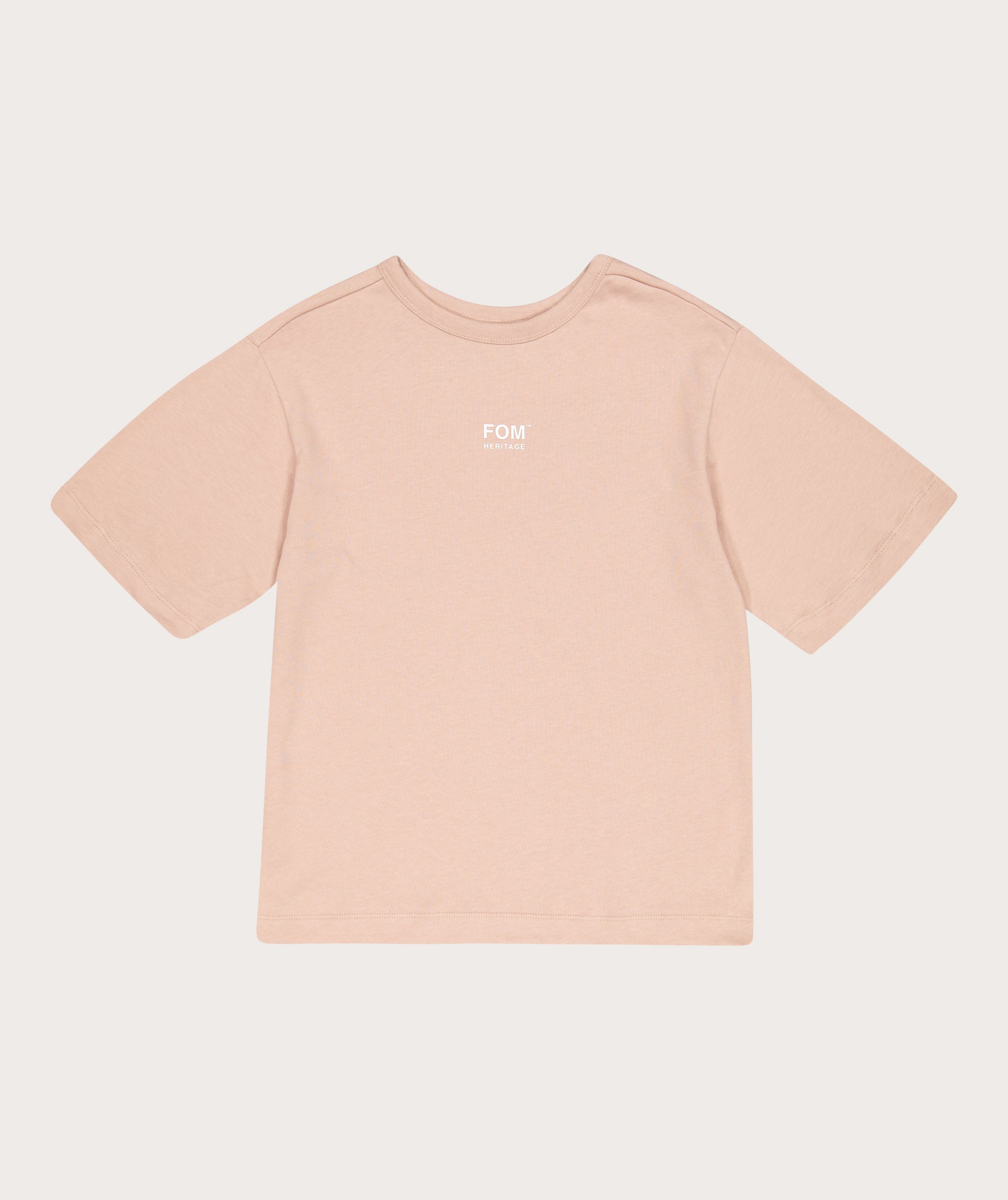 FOM x Koooooos Ladies Relaxed Heritage Tee - Rose Tan