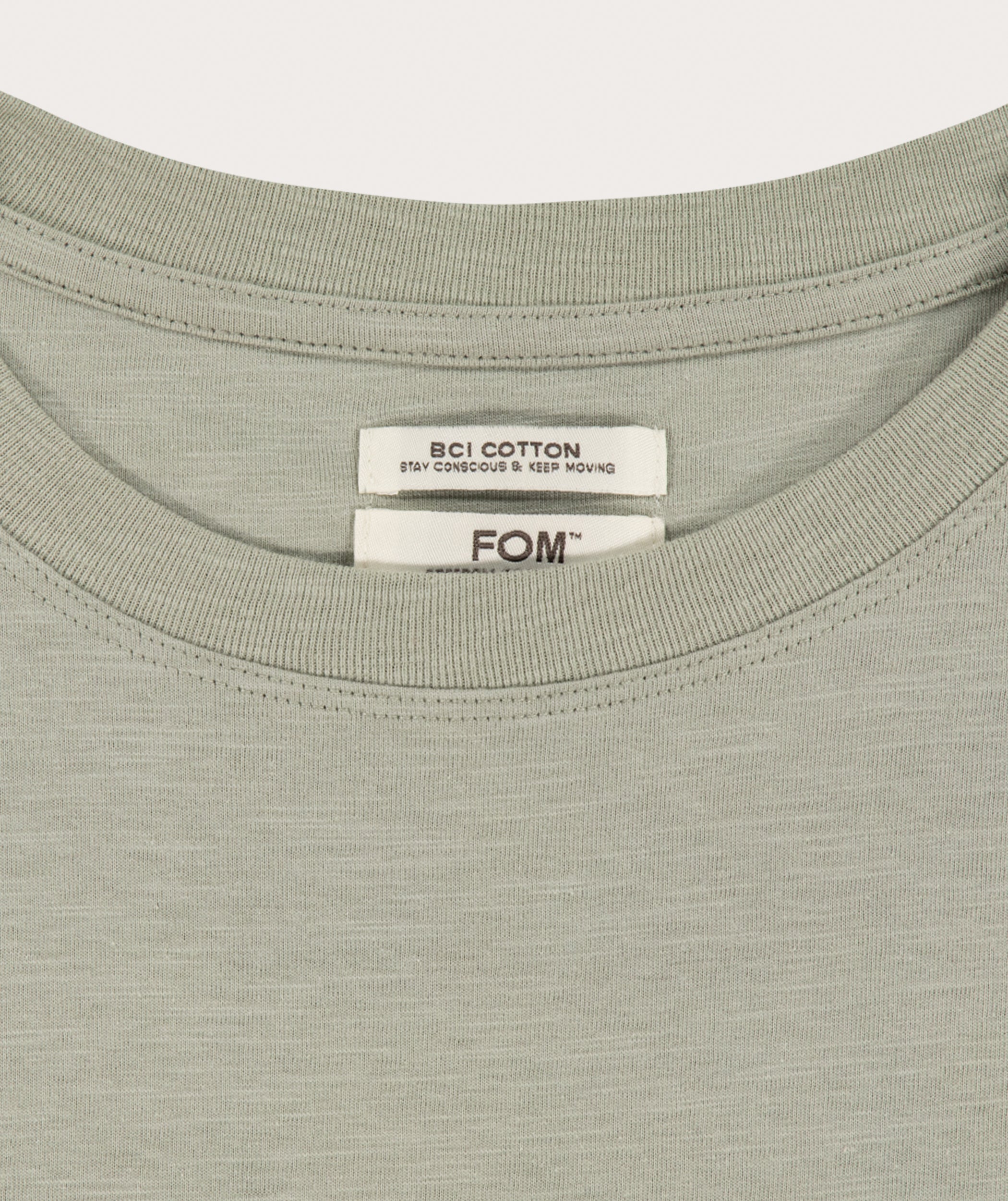 Ladies Standard Cotton Slub Tee - Mineral Grey