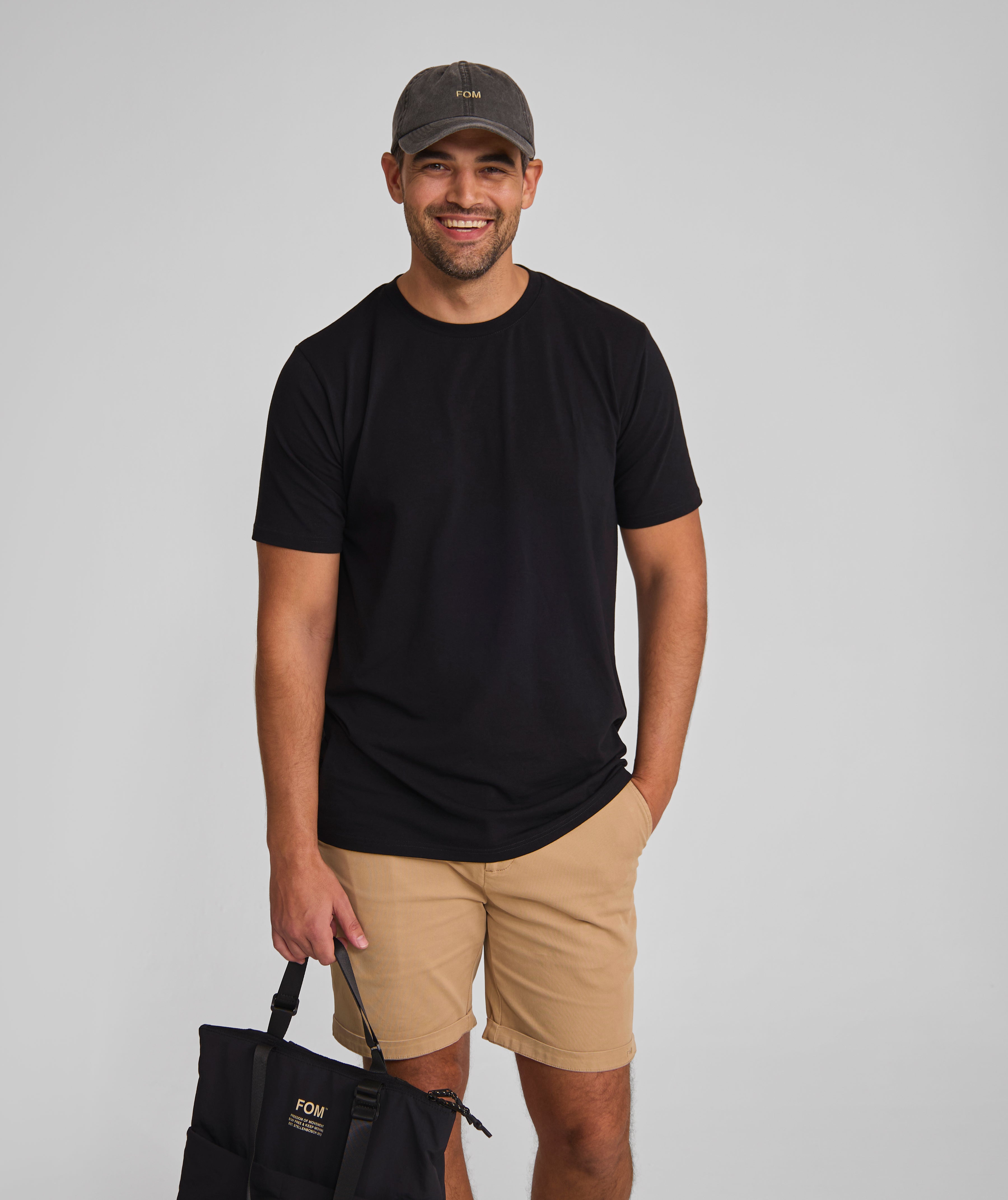 Essential 3-Pack Tees - Ivory / Black / Grey Melange