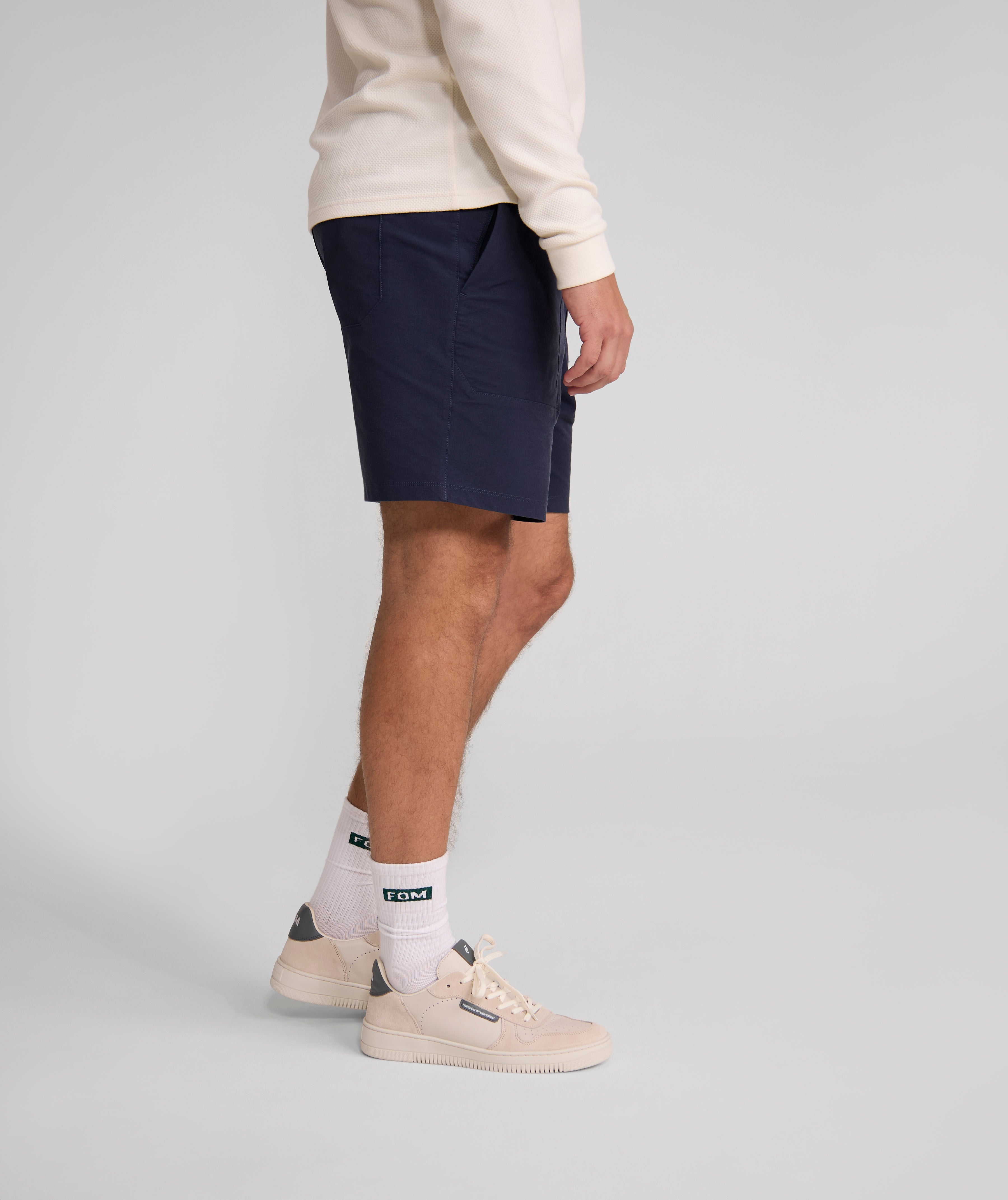 Mens FreeMotion Pull On Shorts - Navy