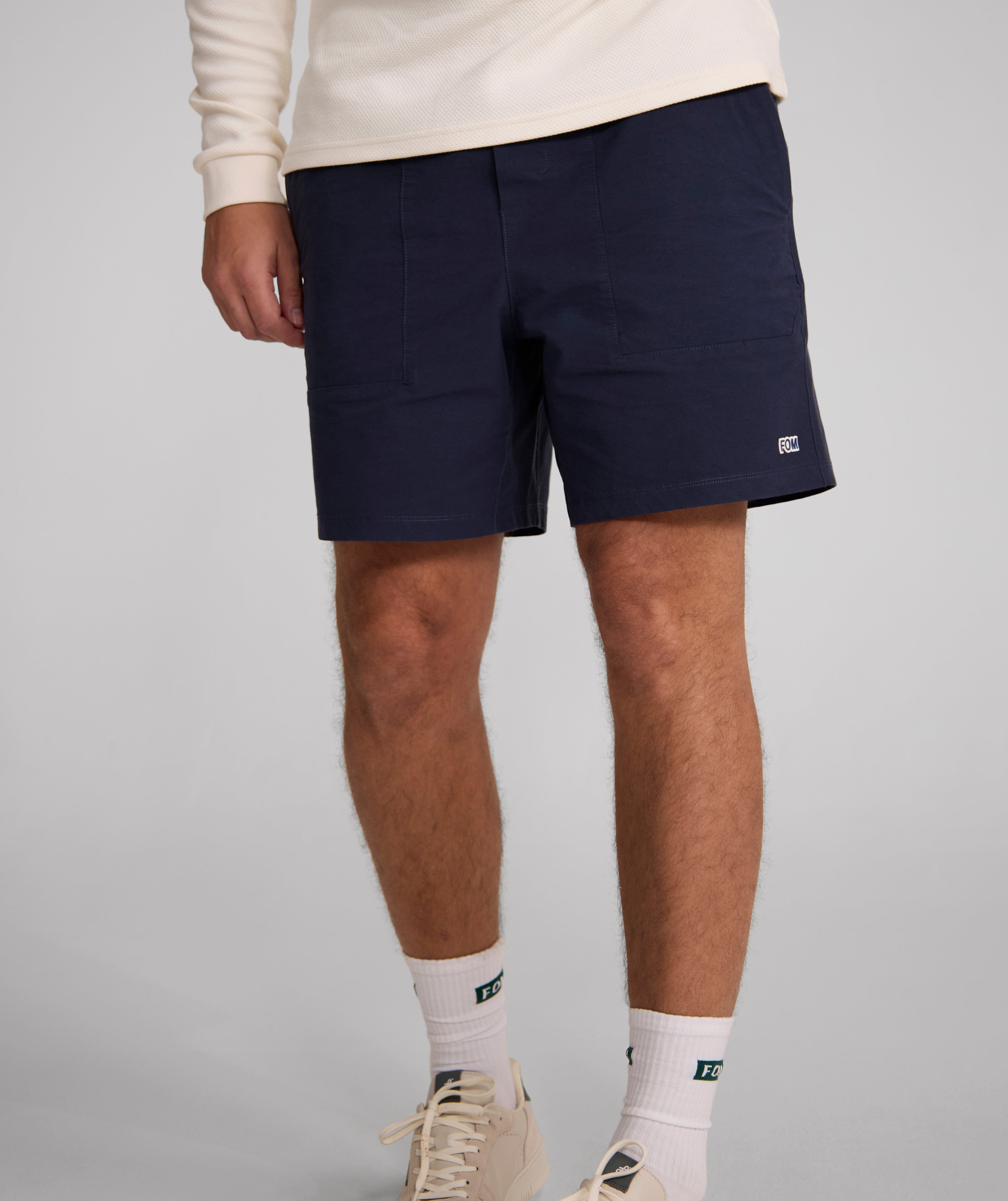 Mens FreeMotion Pull On Shorts - Navy