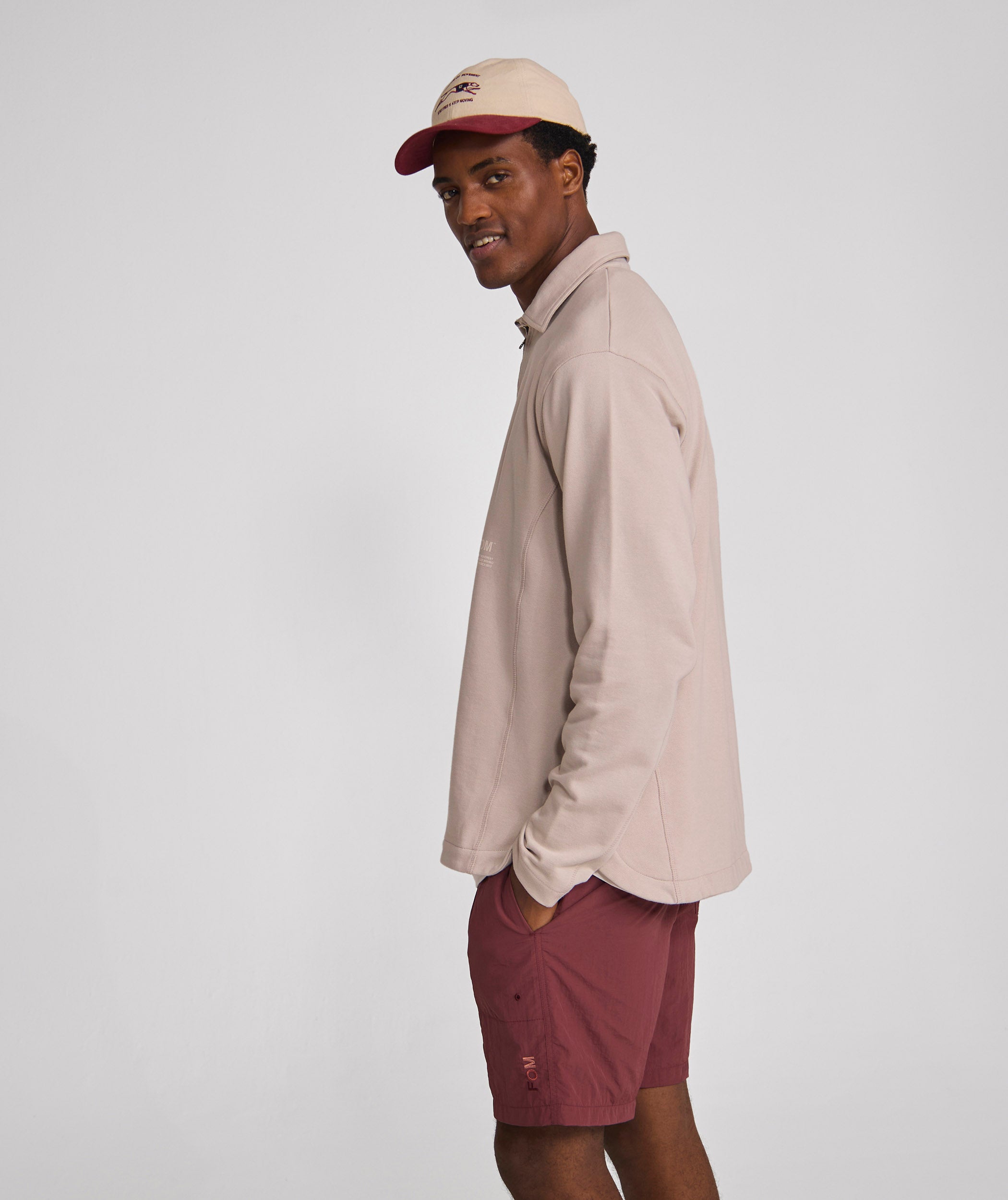 Mens Swimming Shorts - Burgundy