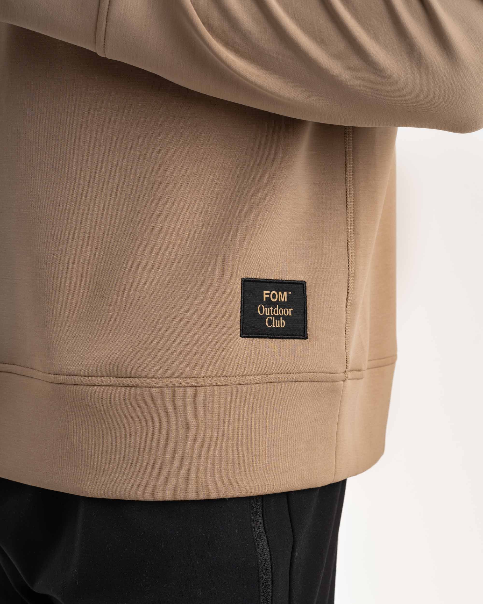Mens Outdoor Versatile Long Sleeve Zip Top - Nomad