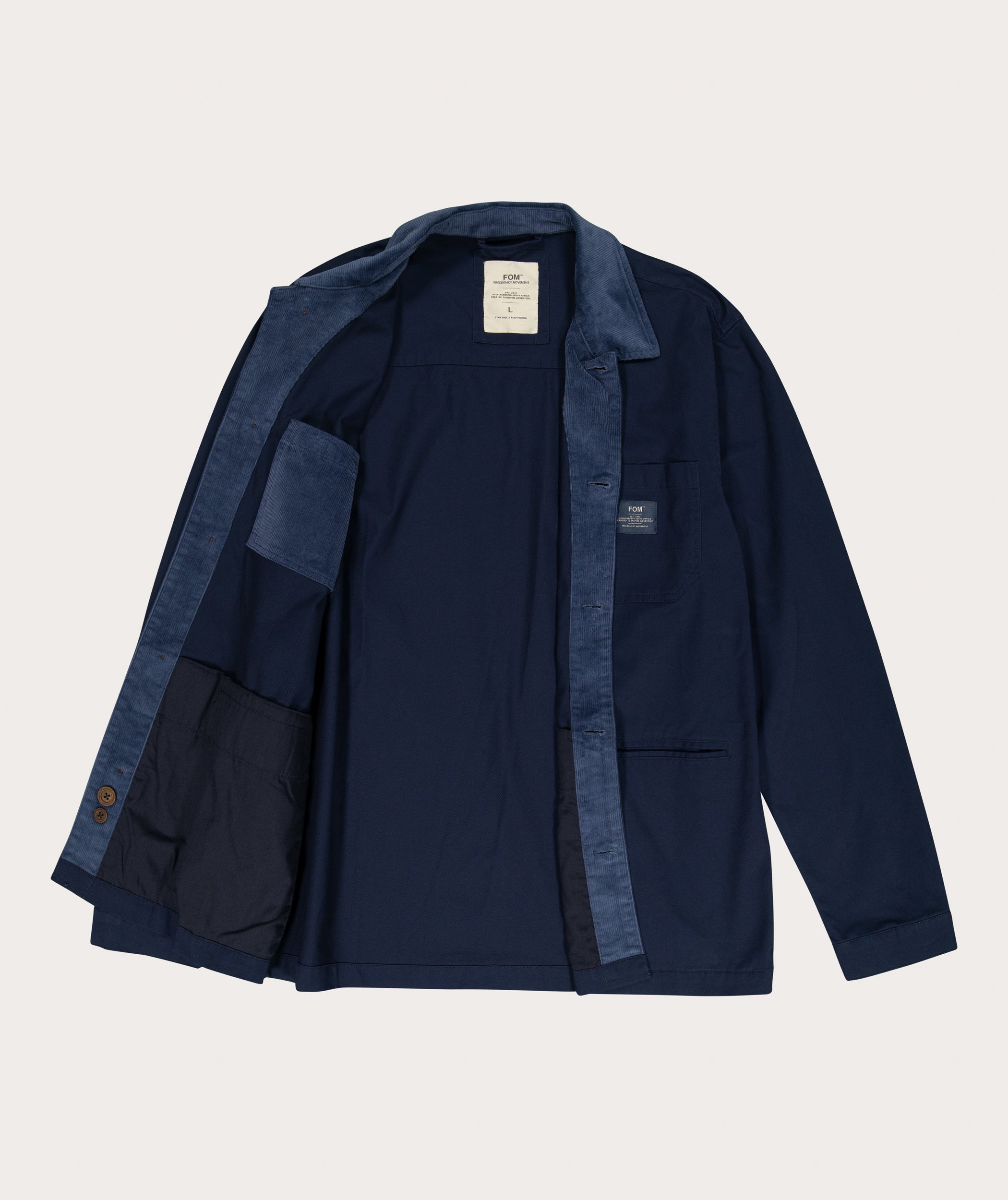 Mens Workwear Shacket - Navy