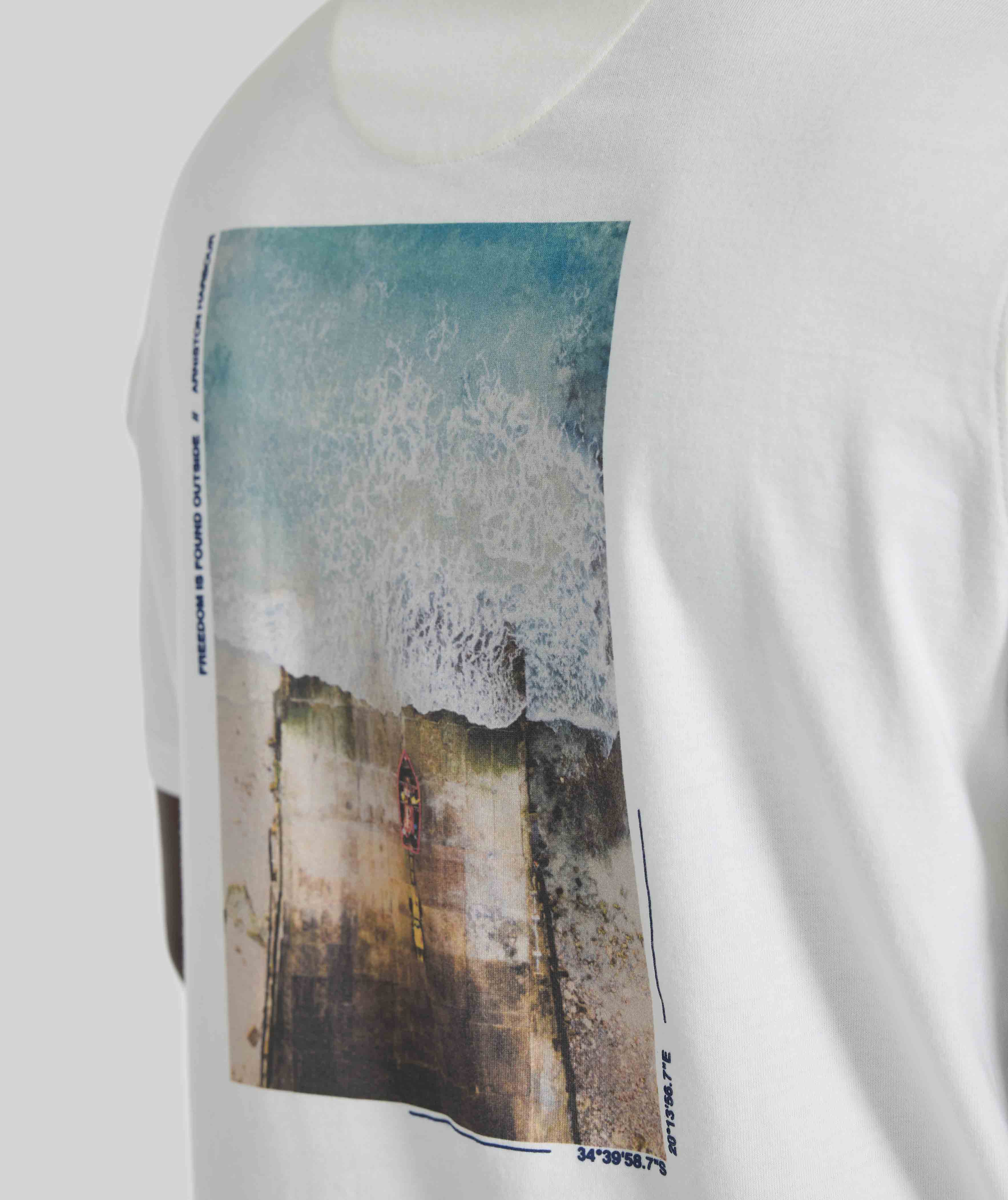 Mens Arniston Graphic Tee - Ivory