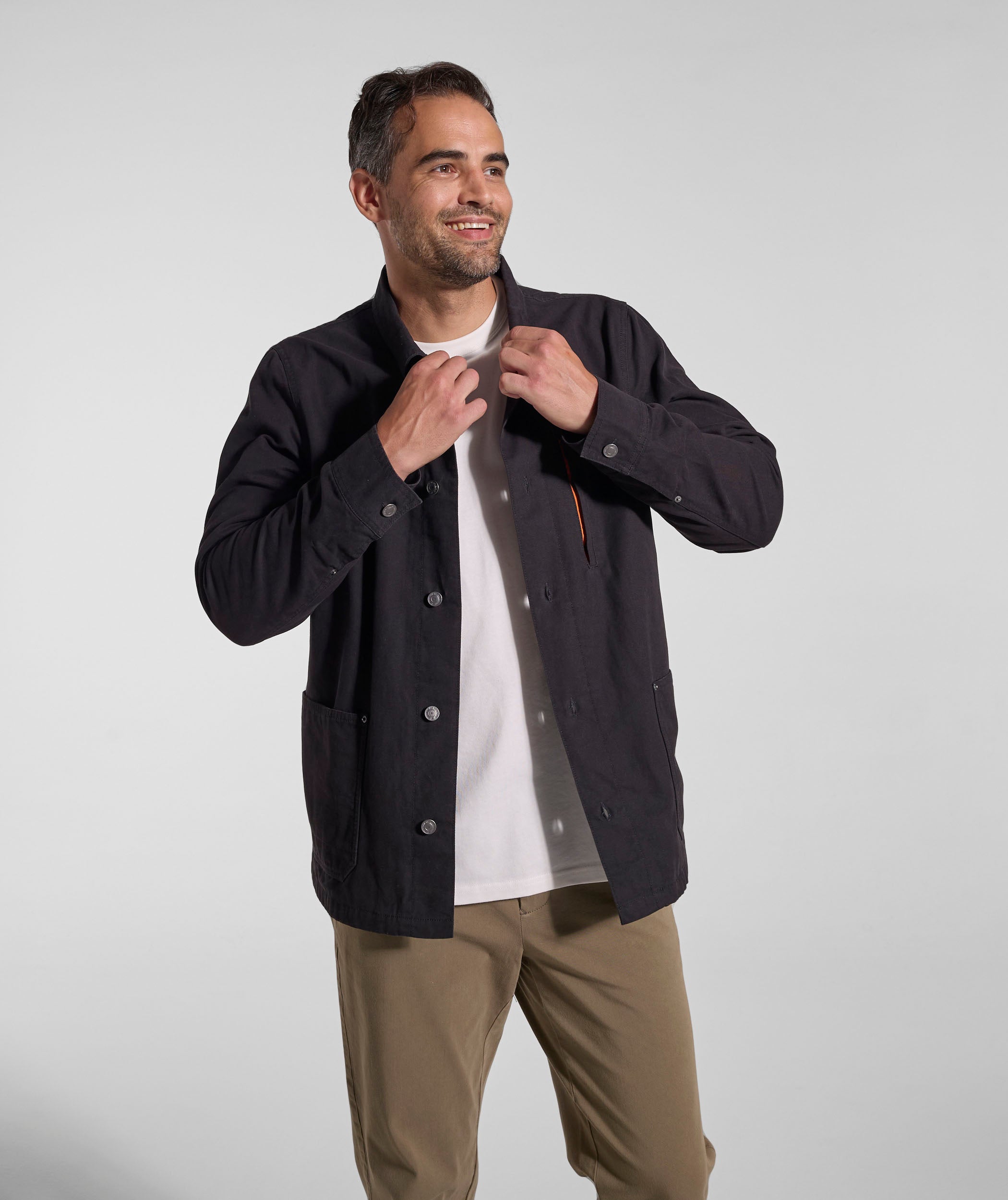 Mens Canvas Jacket - Black