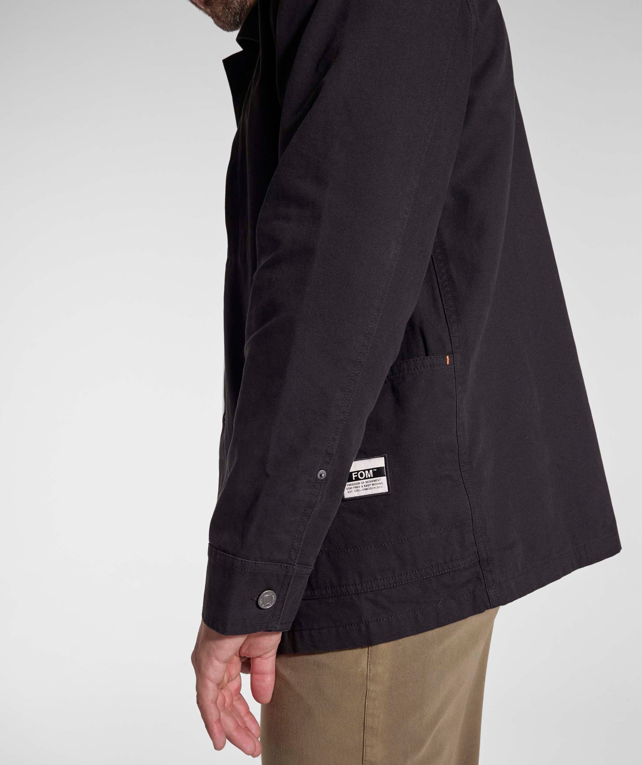 Mens Canvas Jacket - Black