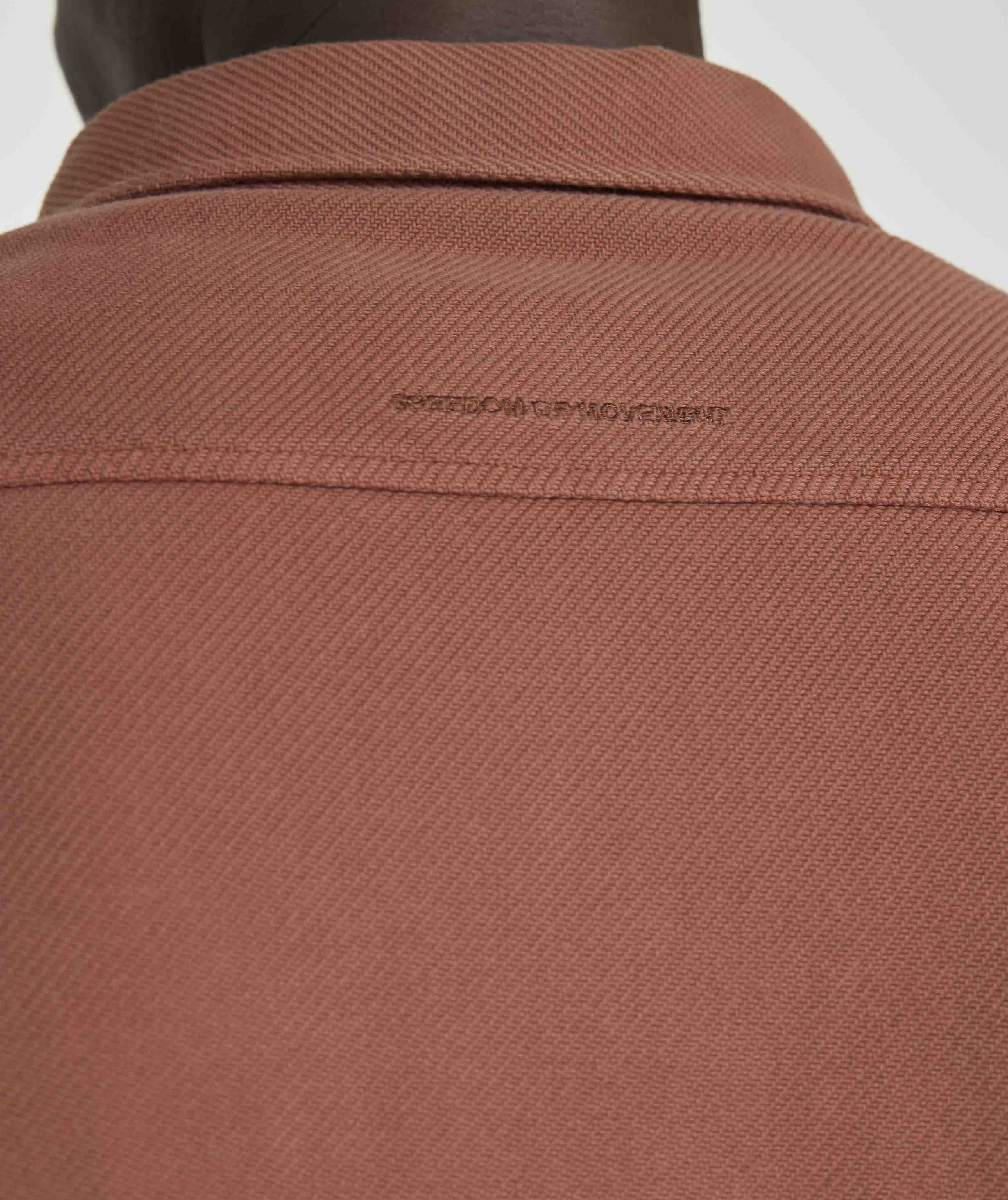 Mens Casual Organic Cotton Shirt - Copper