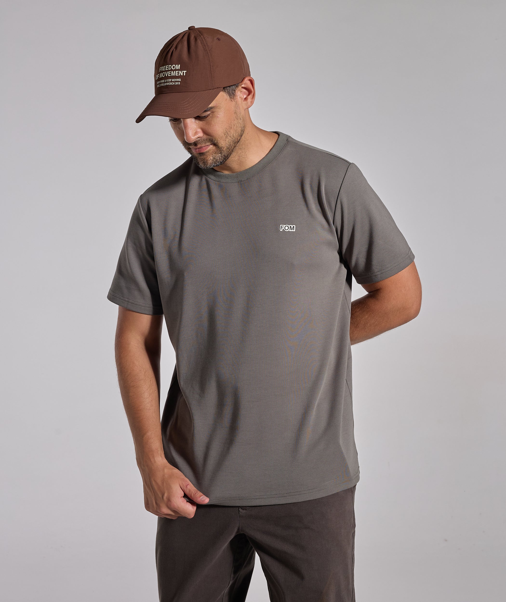 Mens FreeMotion Regular Tee - Slate