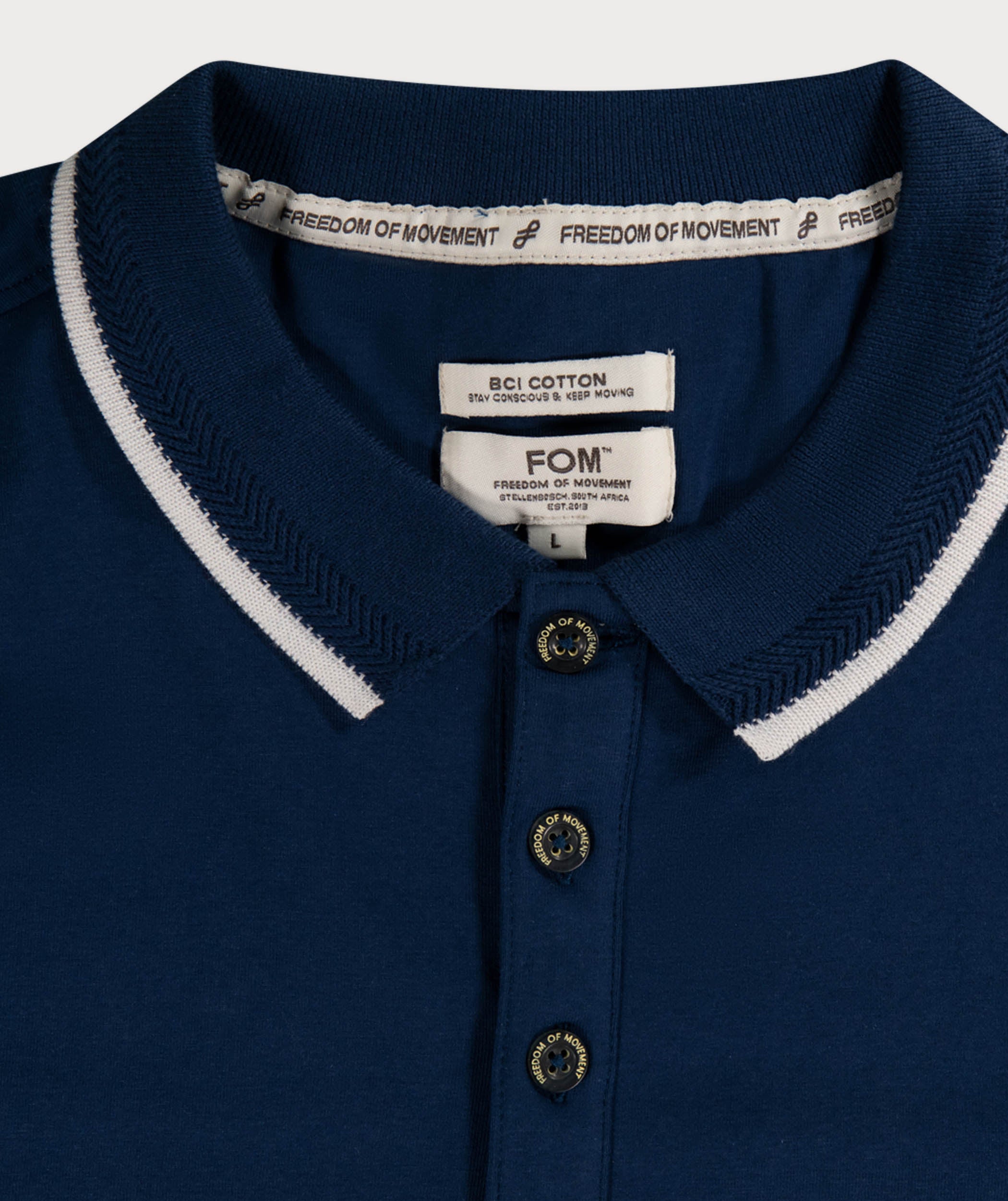 Mens Stretch Cotton Golfer - Navy