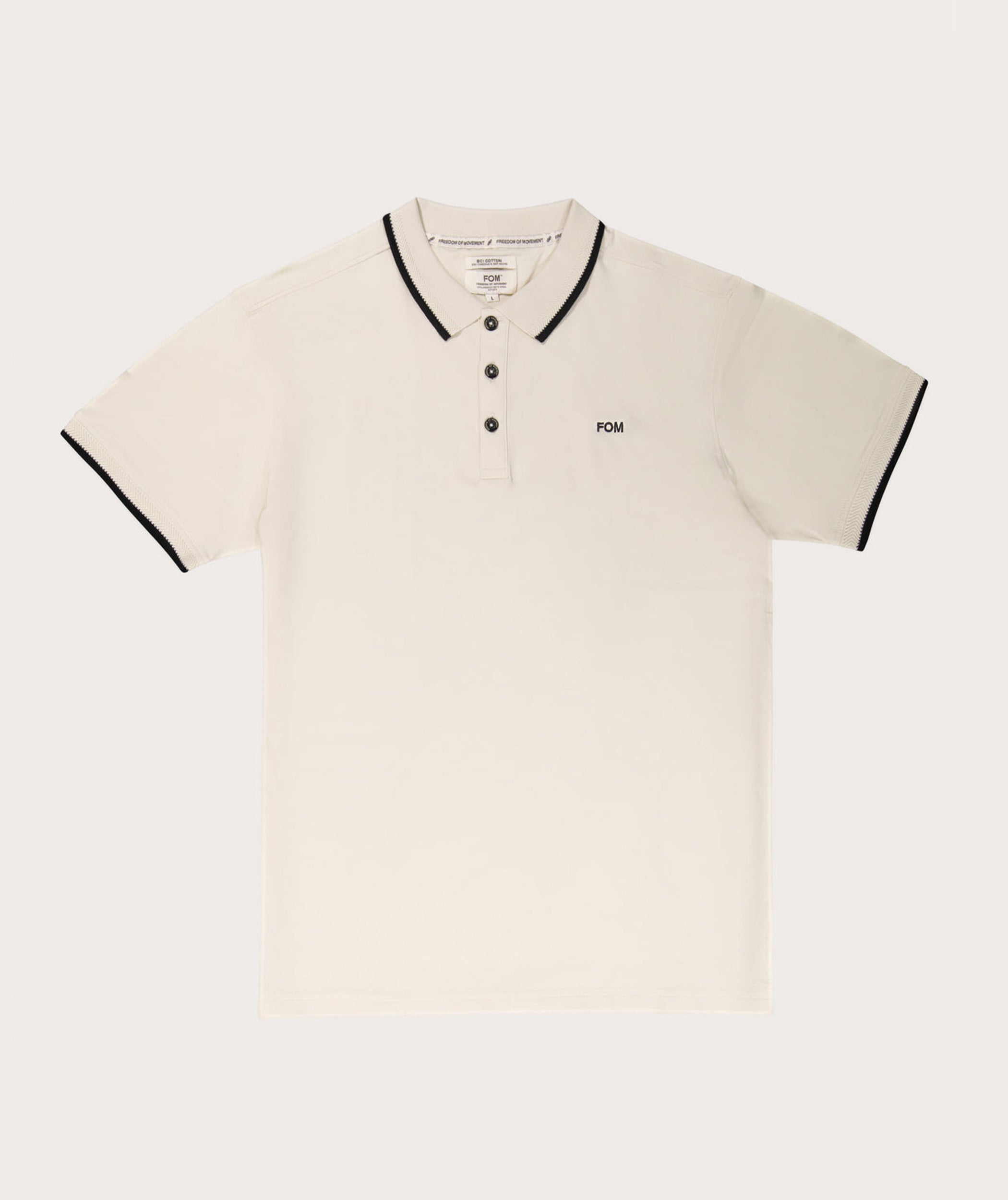 Mens Stretch Cotton Golfer - White