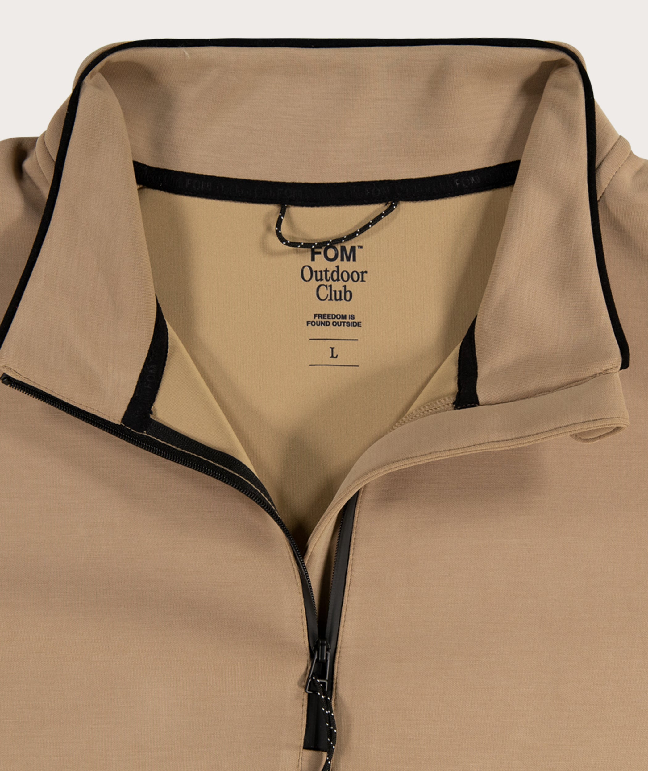 Mens Outdoor Versatile Long Sleeve Zip Top - Nomad