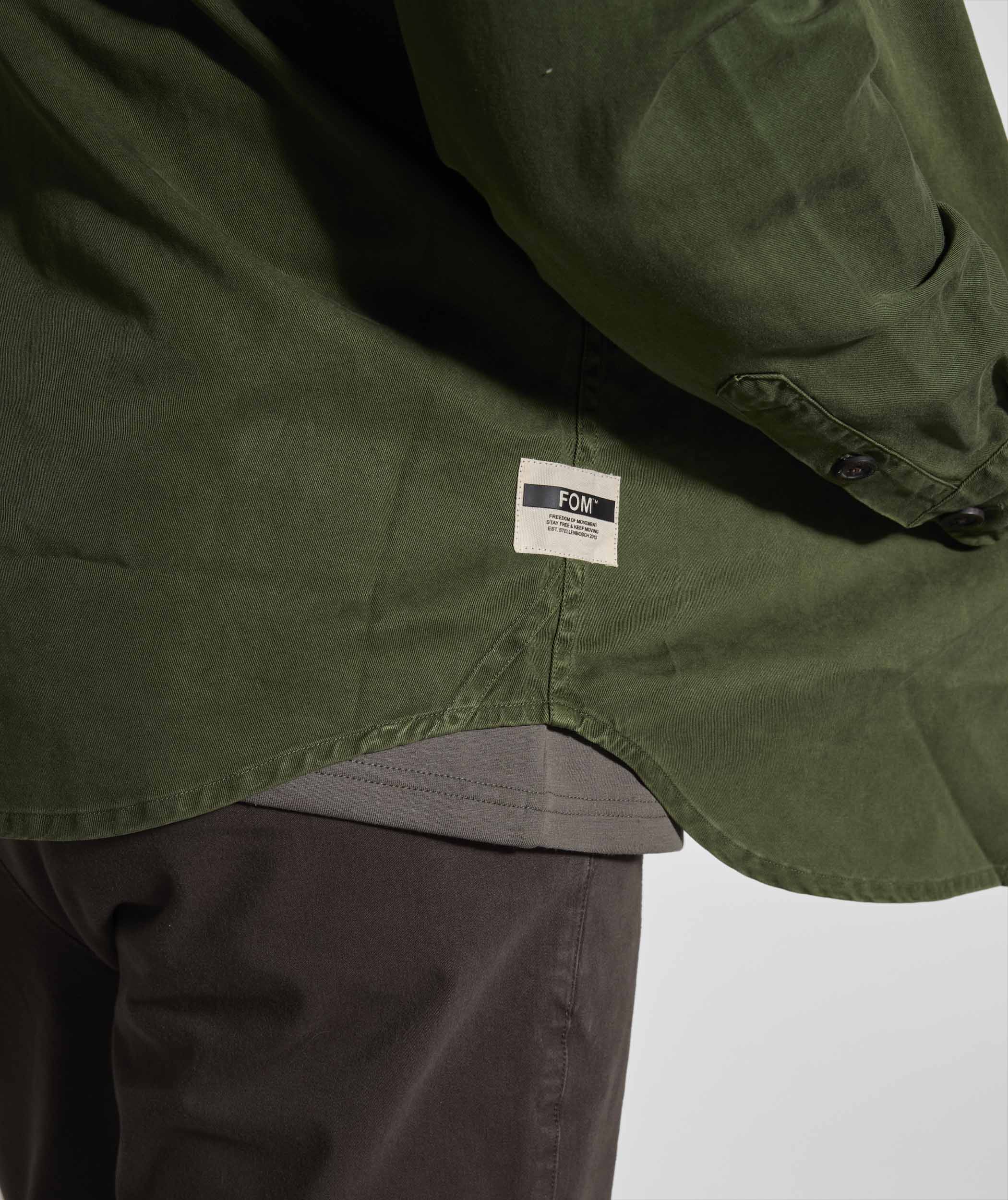 Mens Lyocell Blend Shirt - Forest