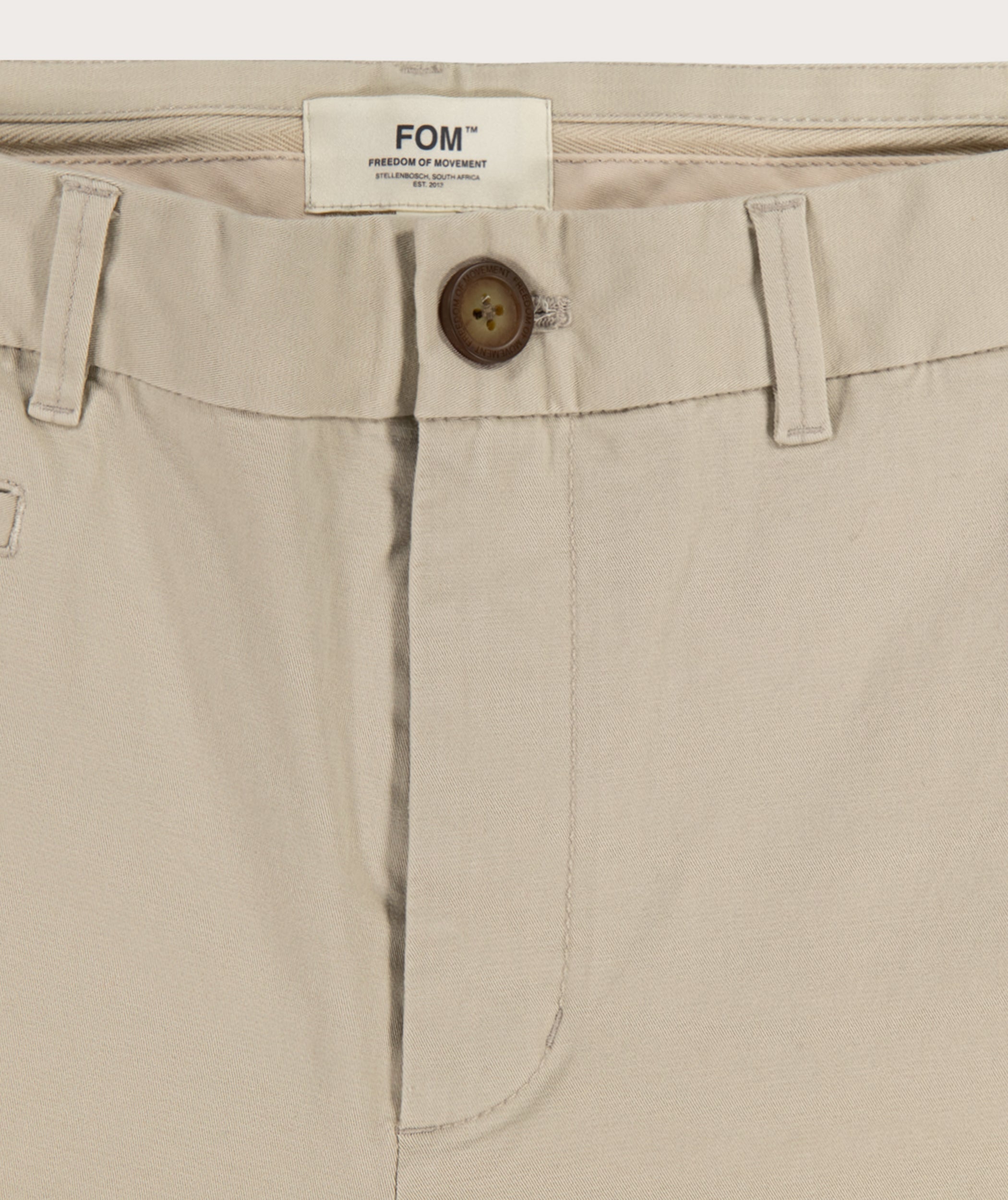 Mens Classic Slim Fit Chino - Light Sand