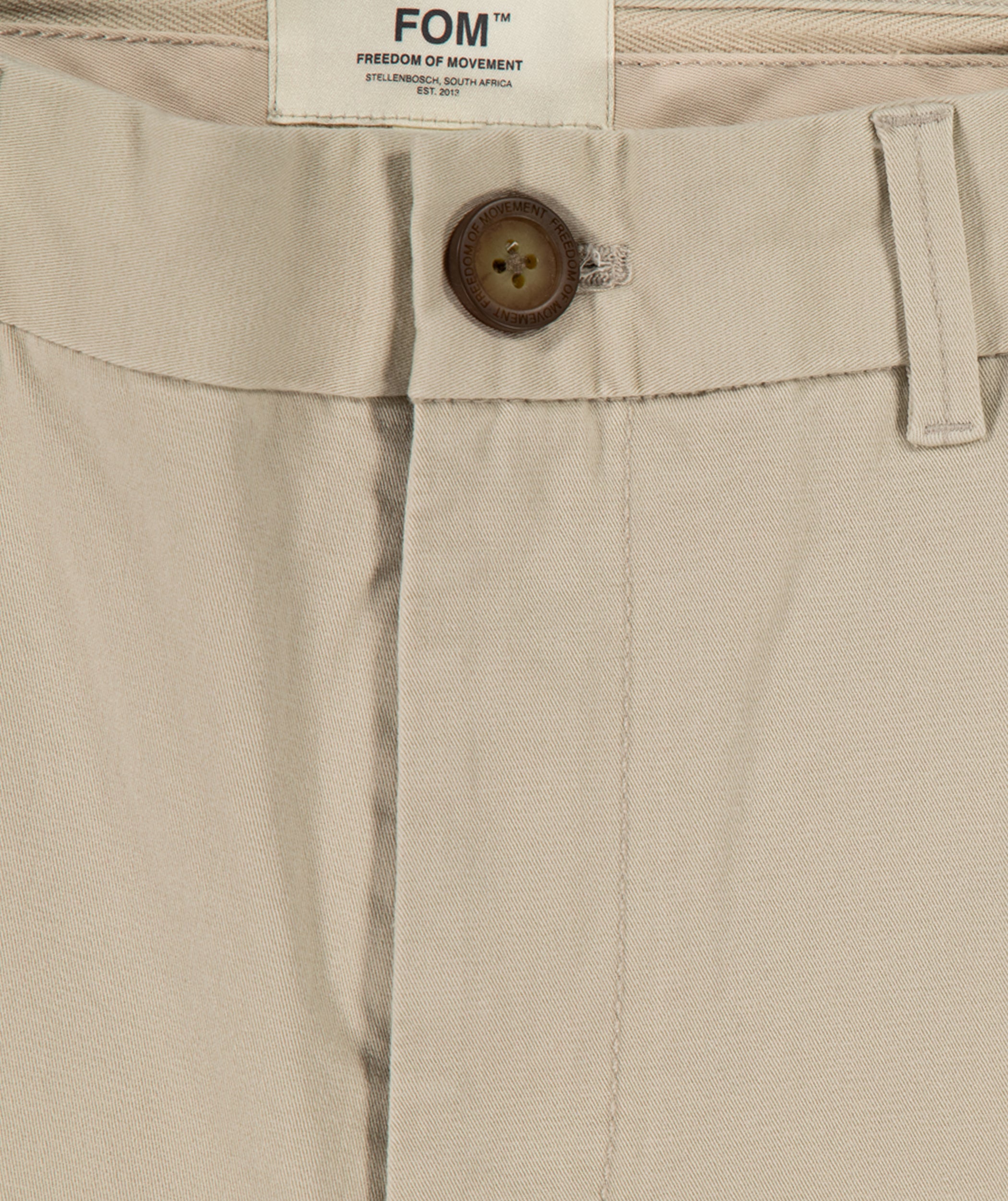 Mens Classic Slim Fit Chino - Light Sand