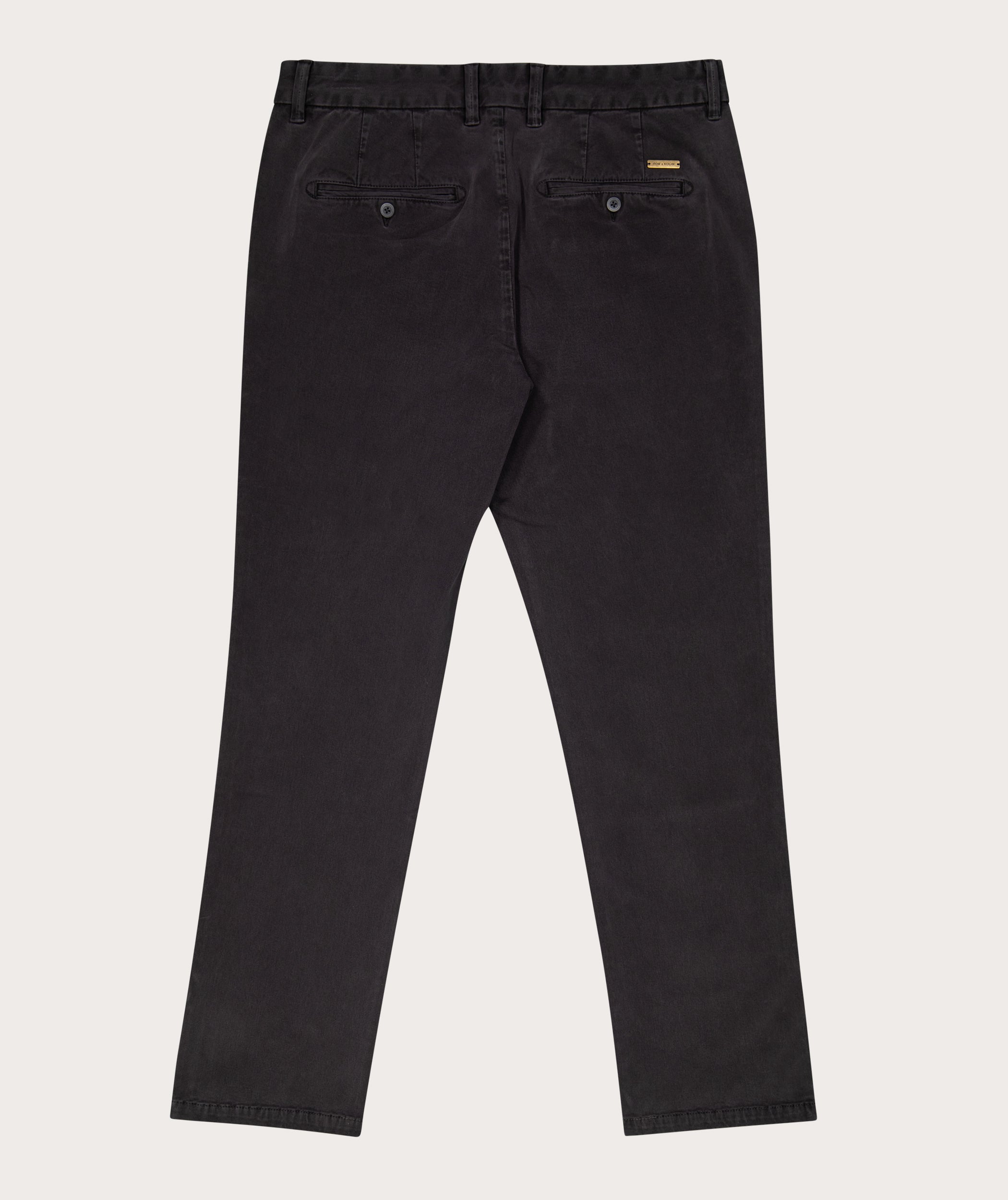 FOM x Kolisi Mens Classic Slim Fit Chino - Black