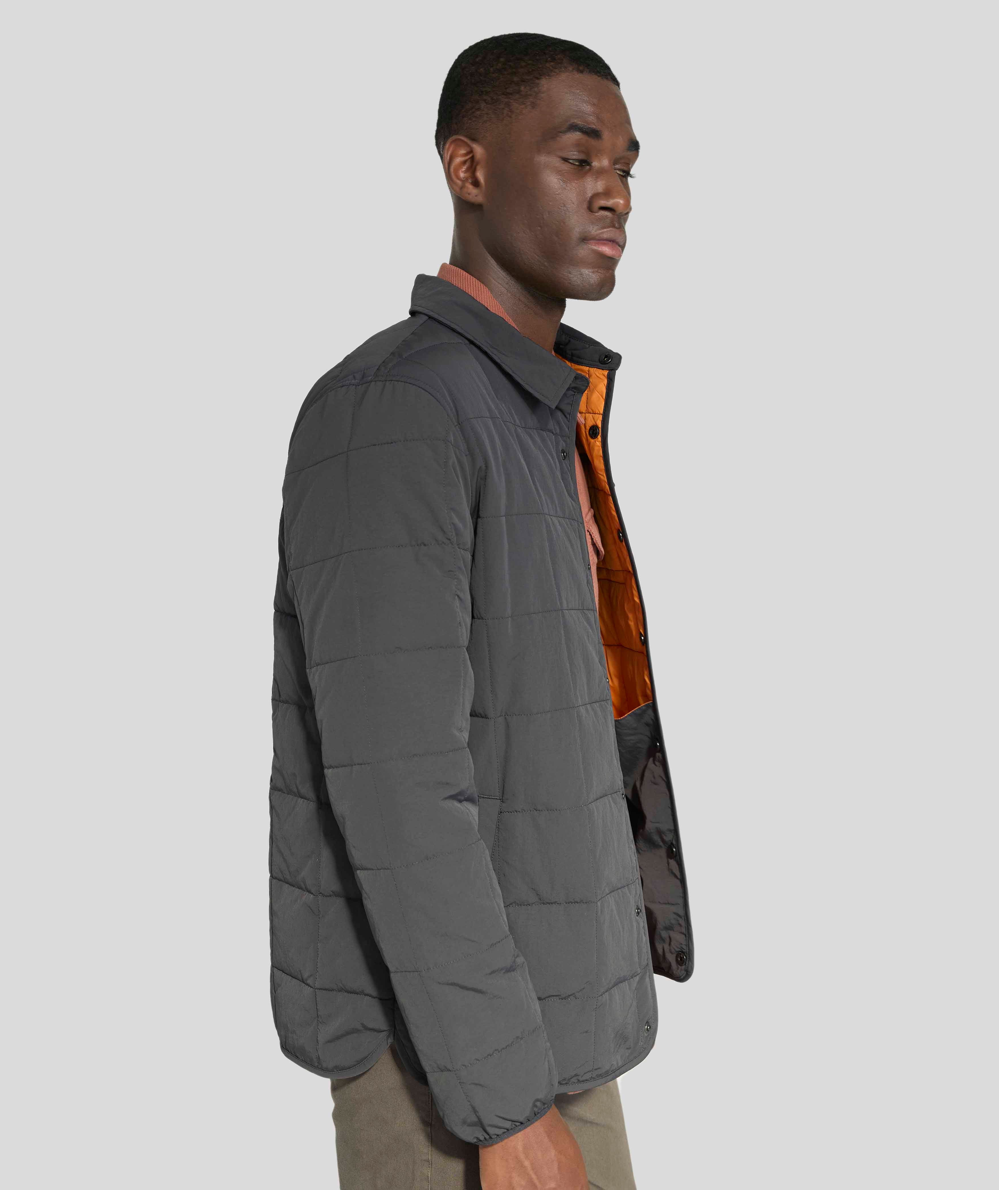 Mens Quilted Jacket - Black