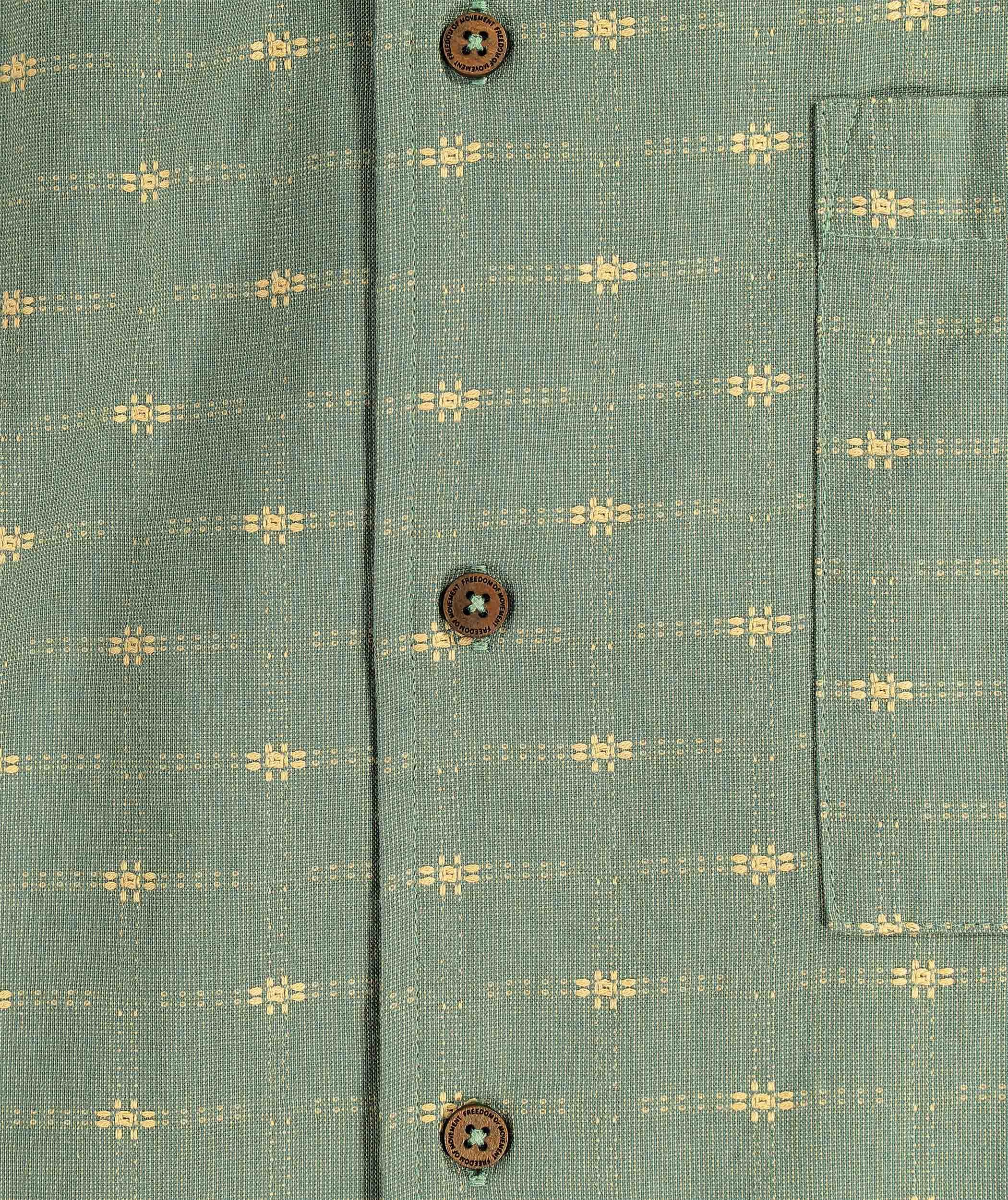 Mens Check Short Sleeve Shirt - Silver Sage