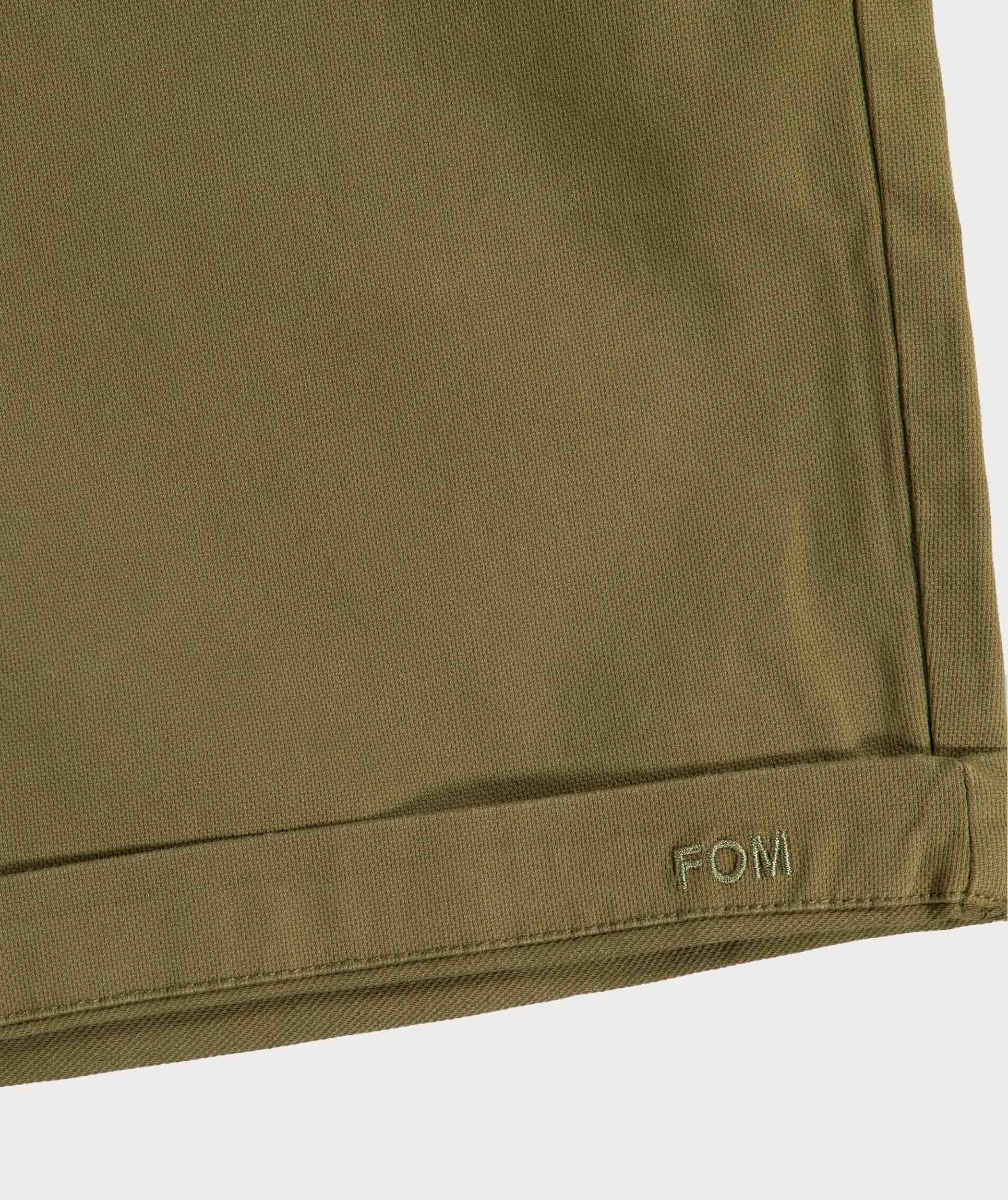 Mens Chino Shorts - Dark Olive