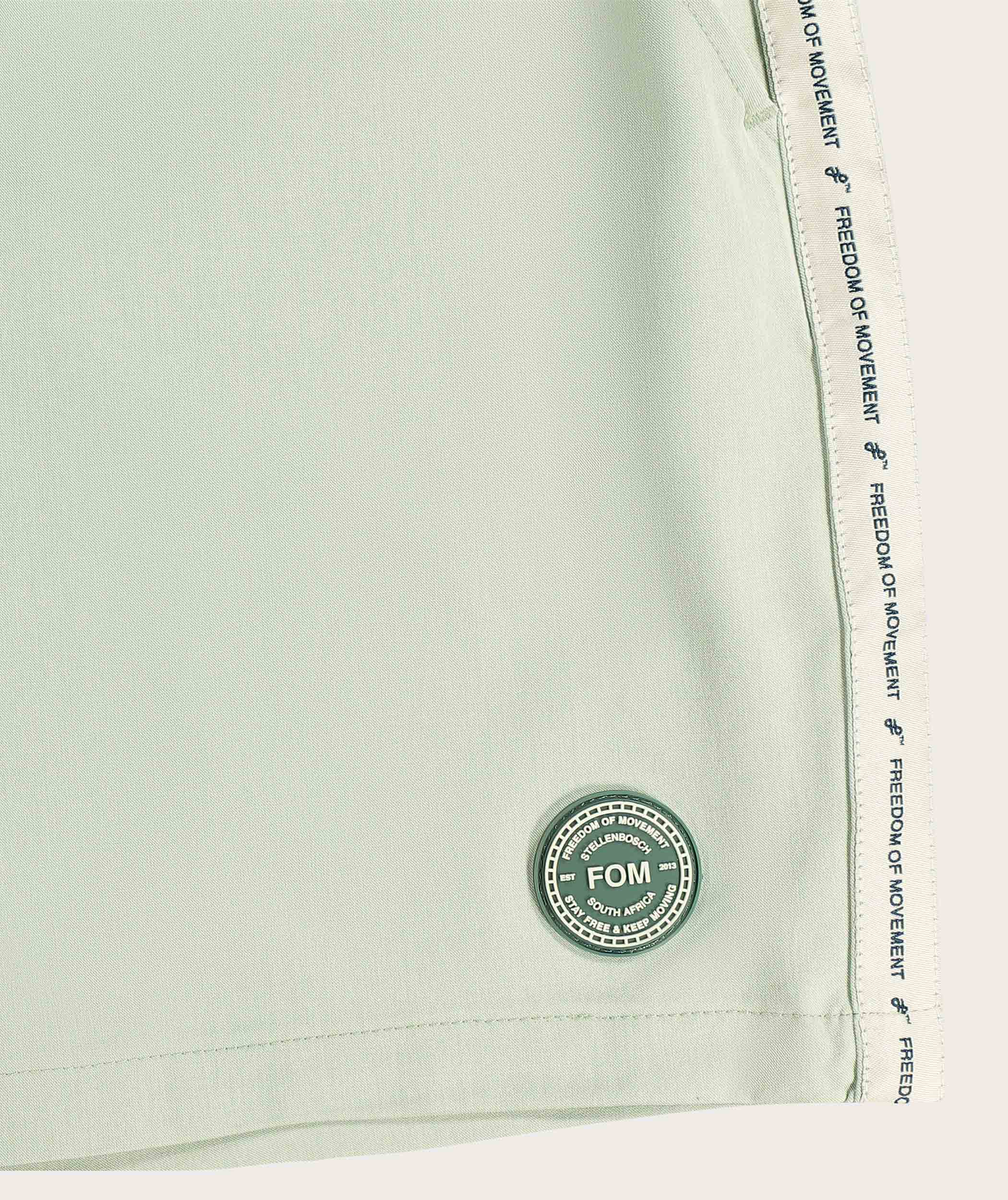 Mens Stretch Swim Short - Seafoam Green Melange