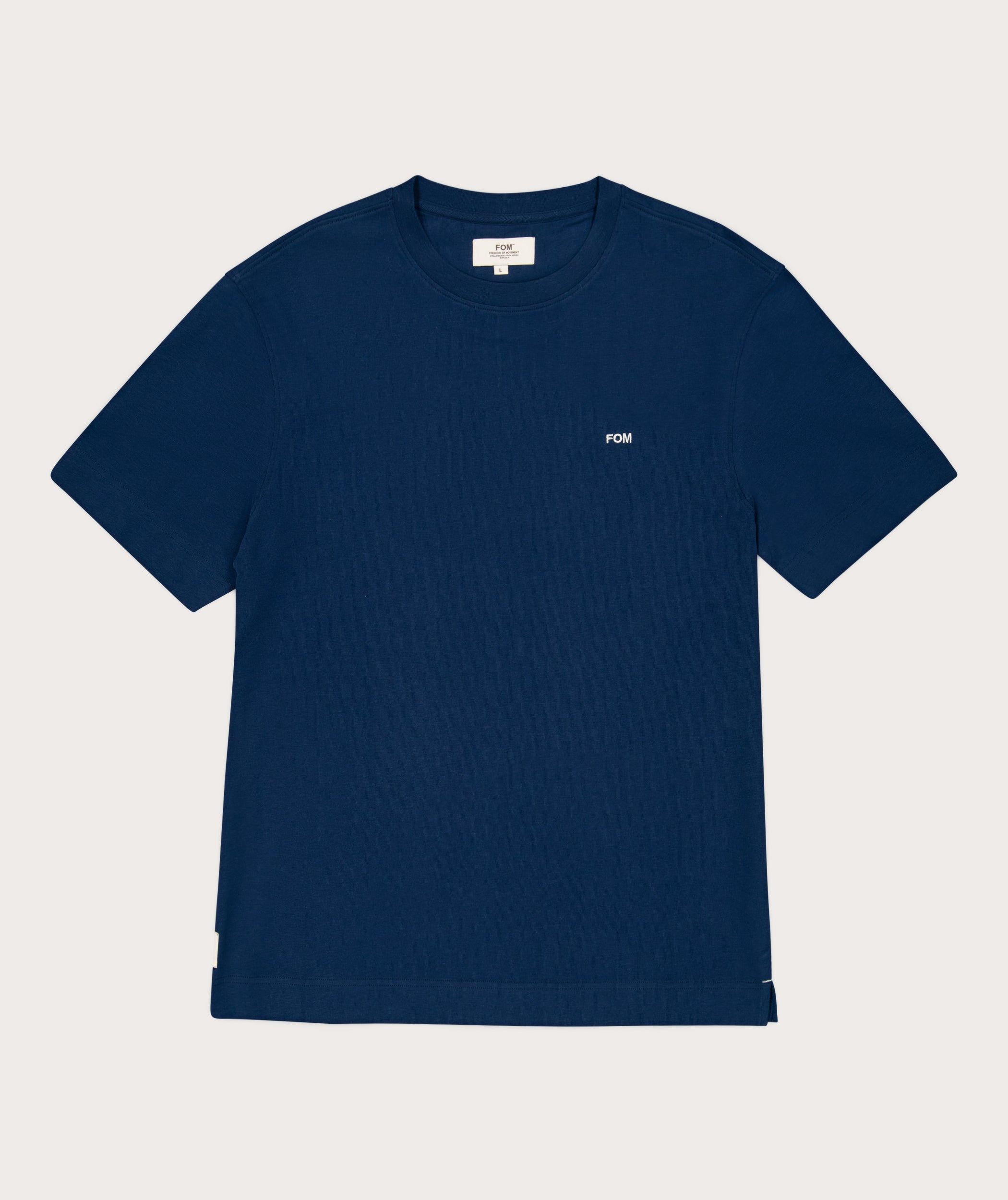 Mens Heavyweight Tee - Deep Blue