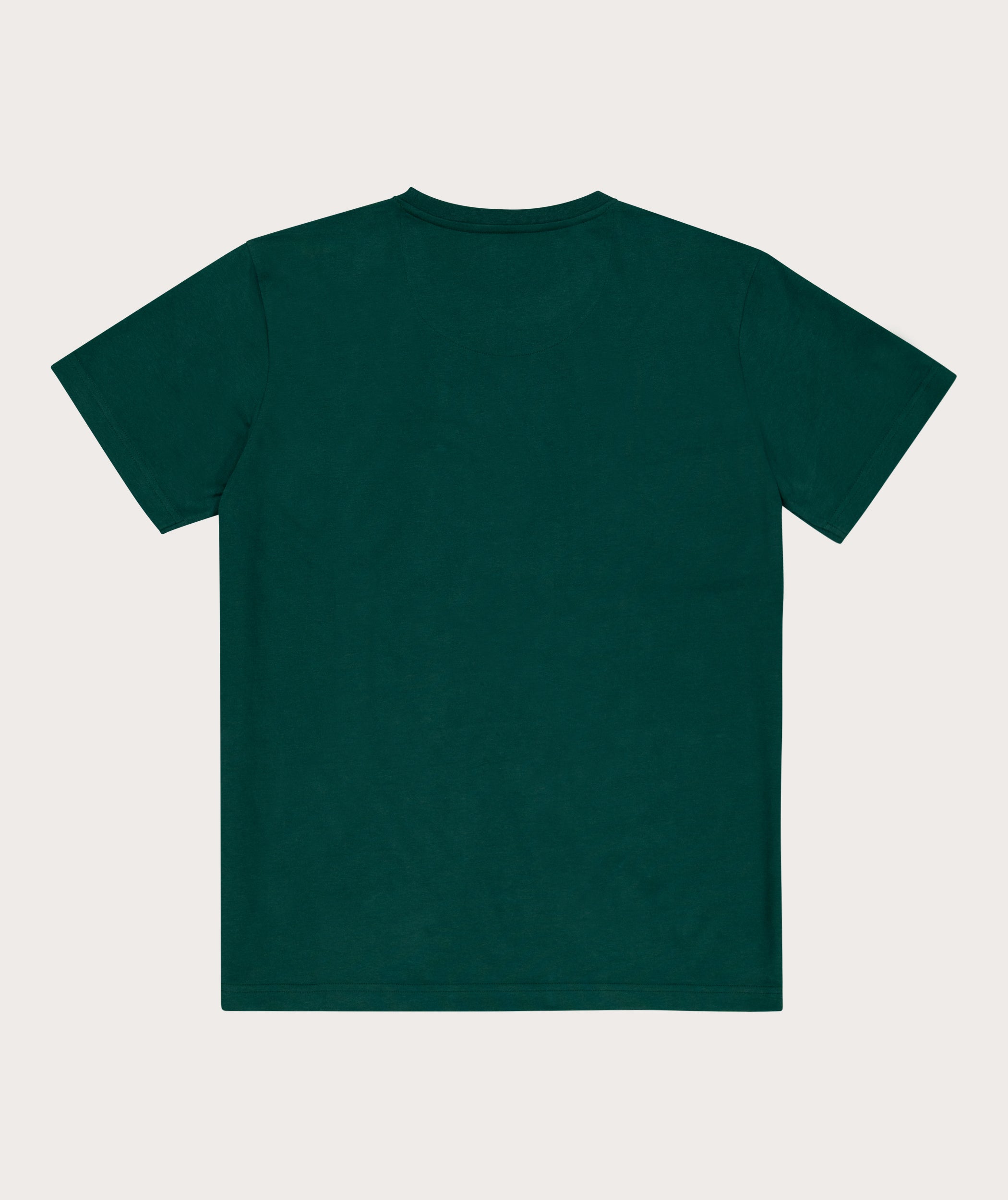 Mens Regular Fit Printed Tee - Forest Green