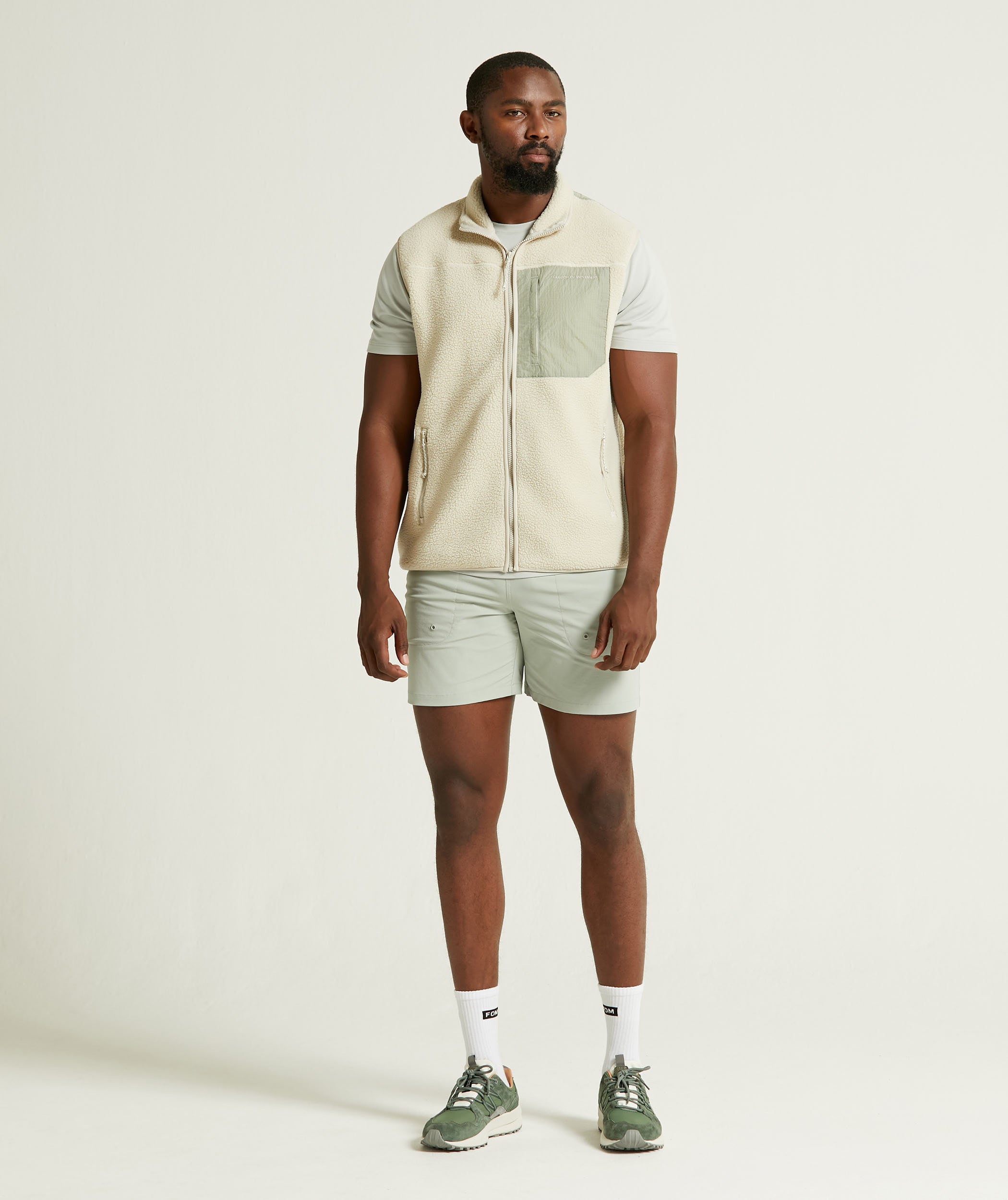 Mens Micro-Ripstop Shorts - Mineral Grey