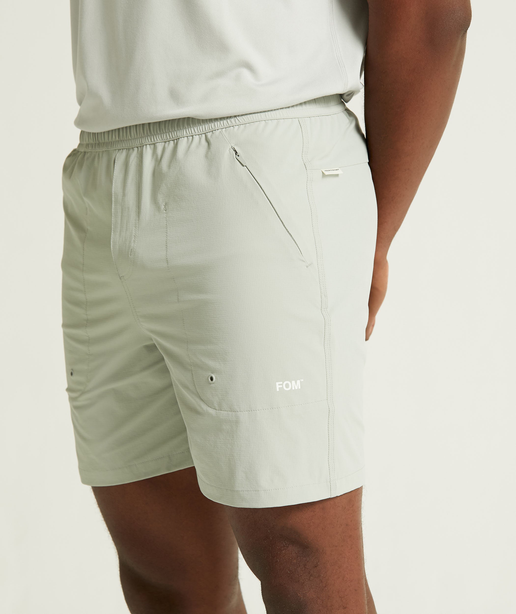 Mens Micro-Ripstop Shorts - Mineral Grey