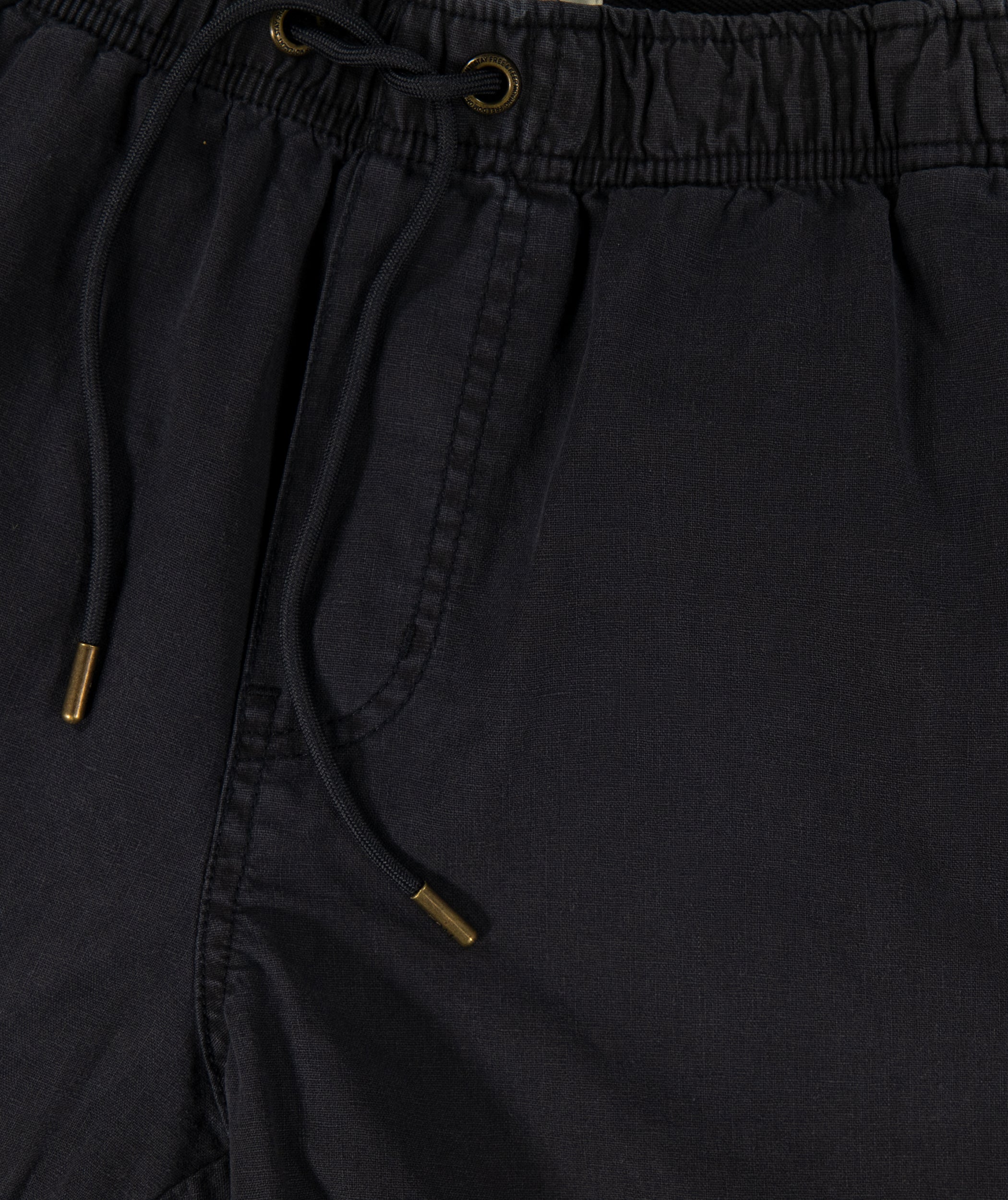 Men's Linen Blend Drawcord Shorts - Navy