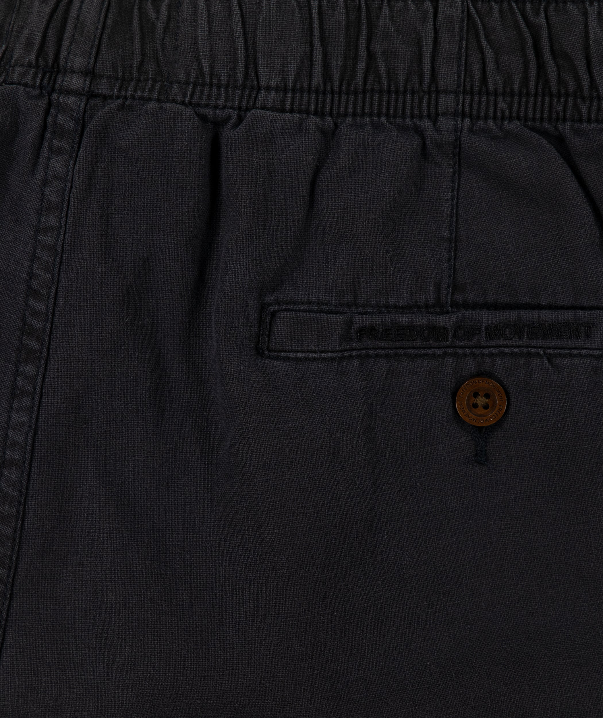 Men's Linen Blend Drawcord Shorts - Navy