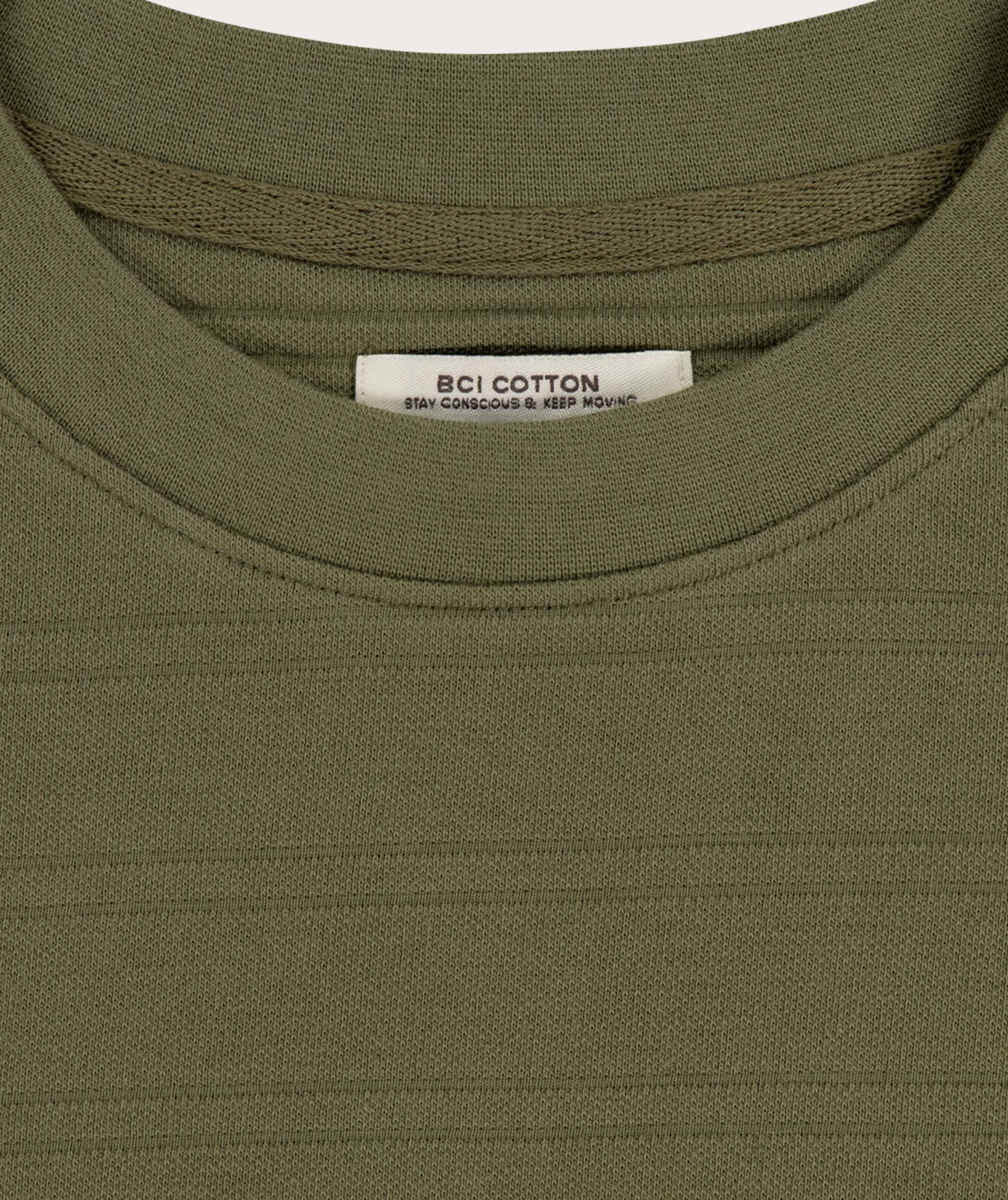 Mens Pique Tee - Fatigue Green