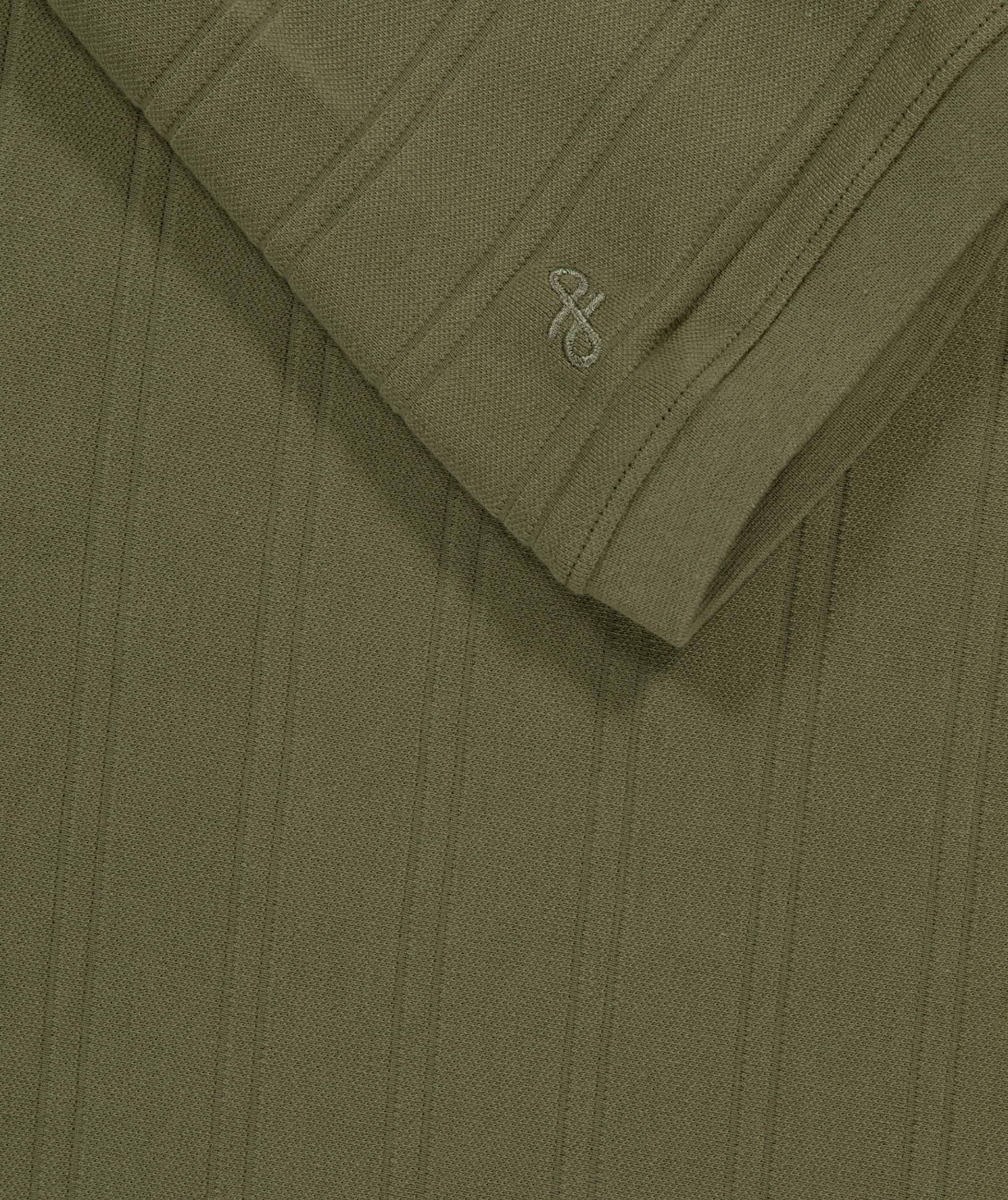 Mens Pique Tee - Fatigue Green