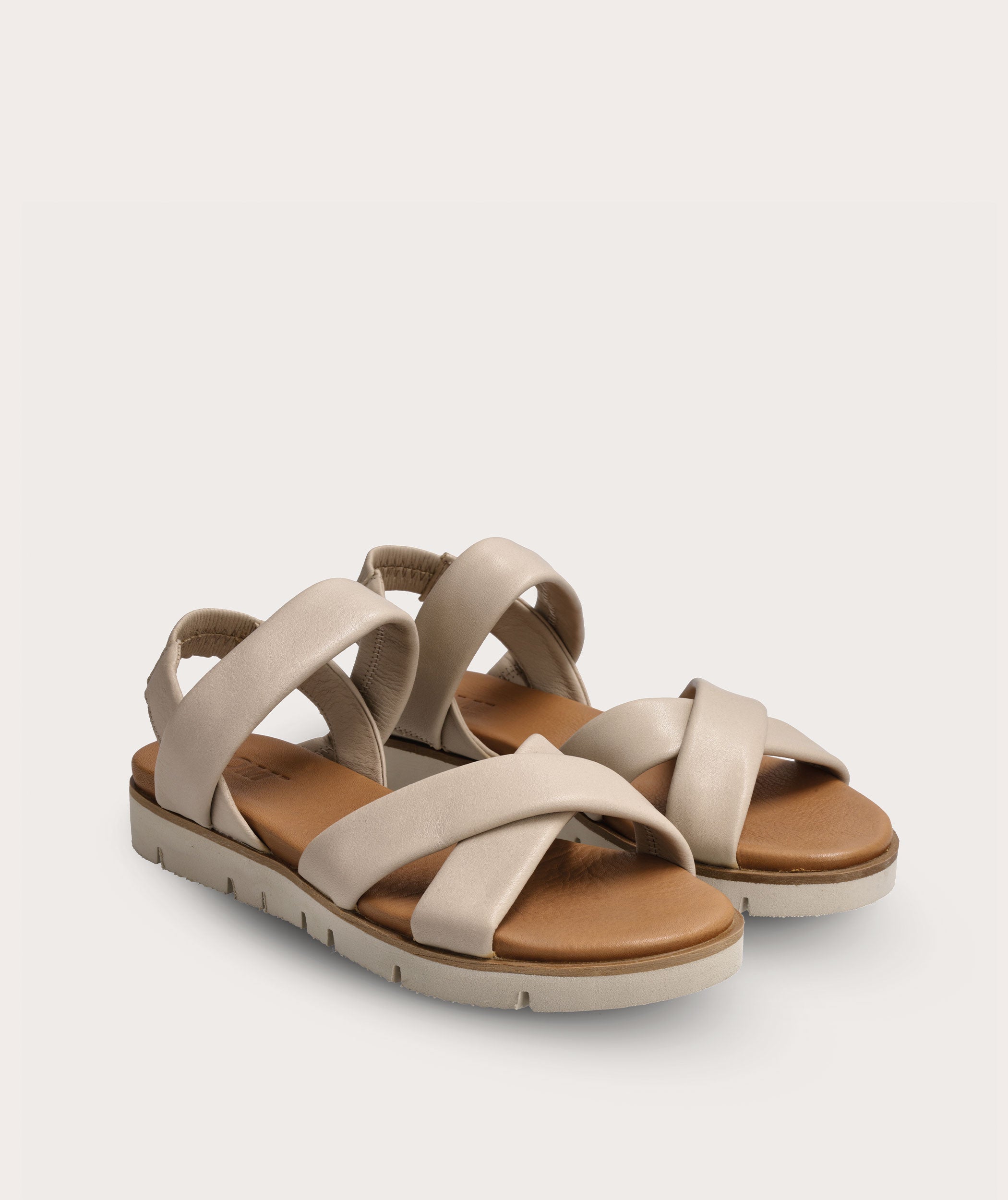 Ladies Slingback Sandal - Pebble