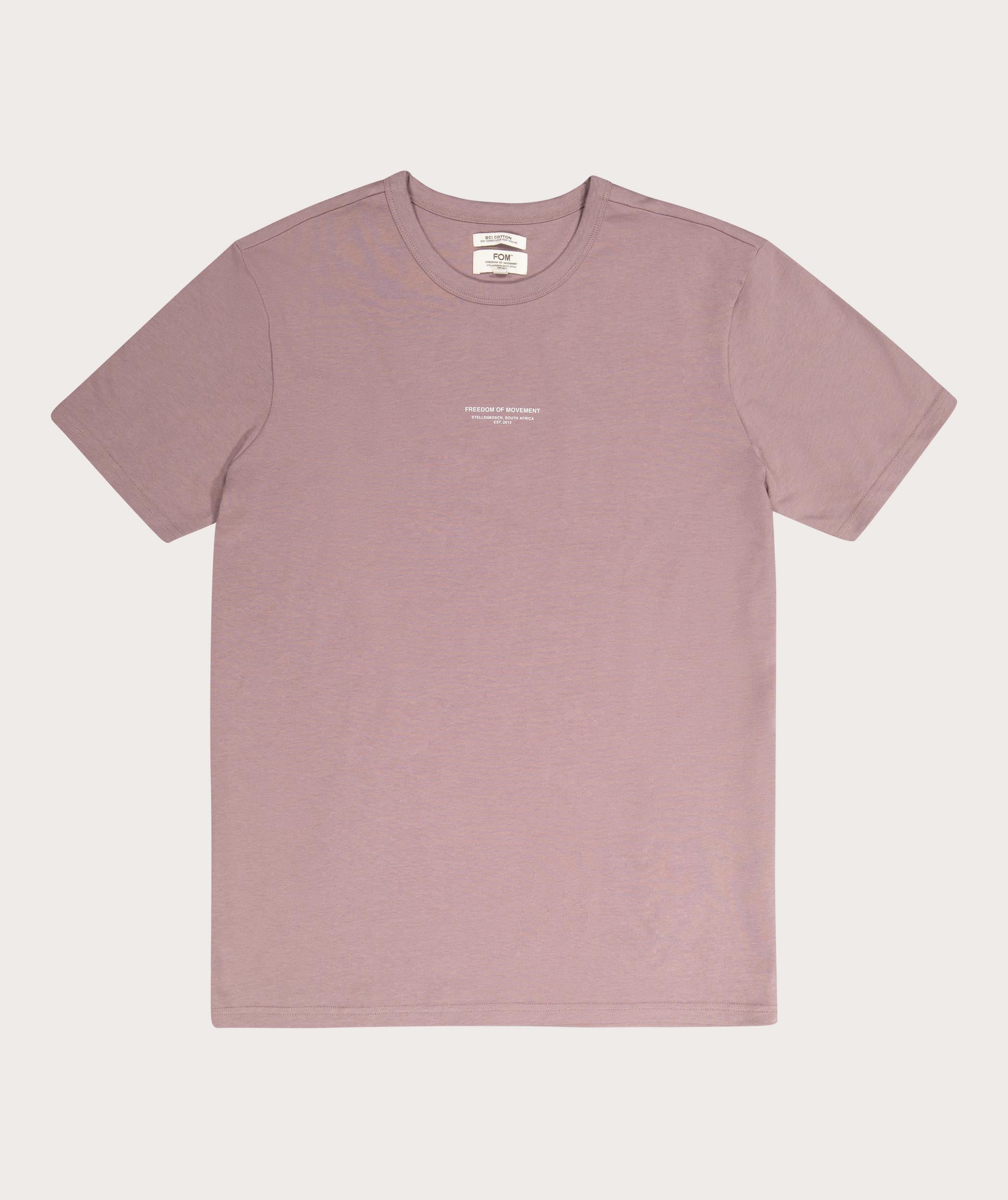 Mens Relaxed Organic Cotton Tee - Purple Haze