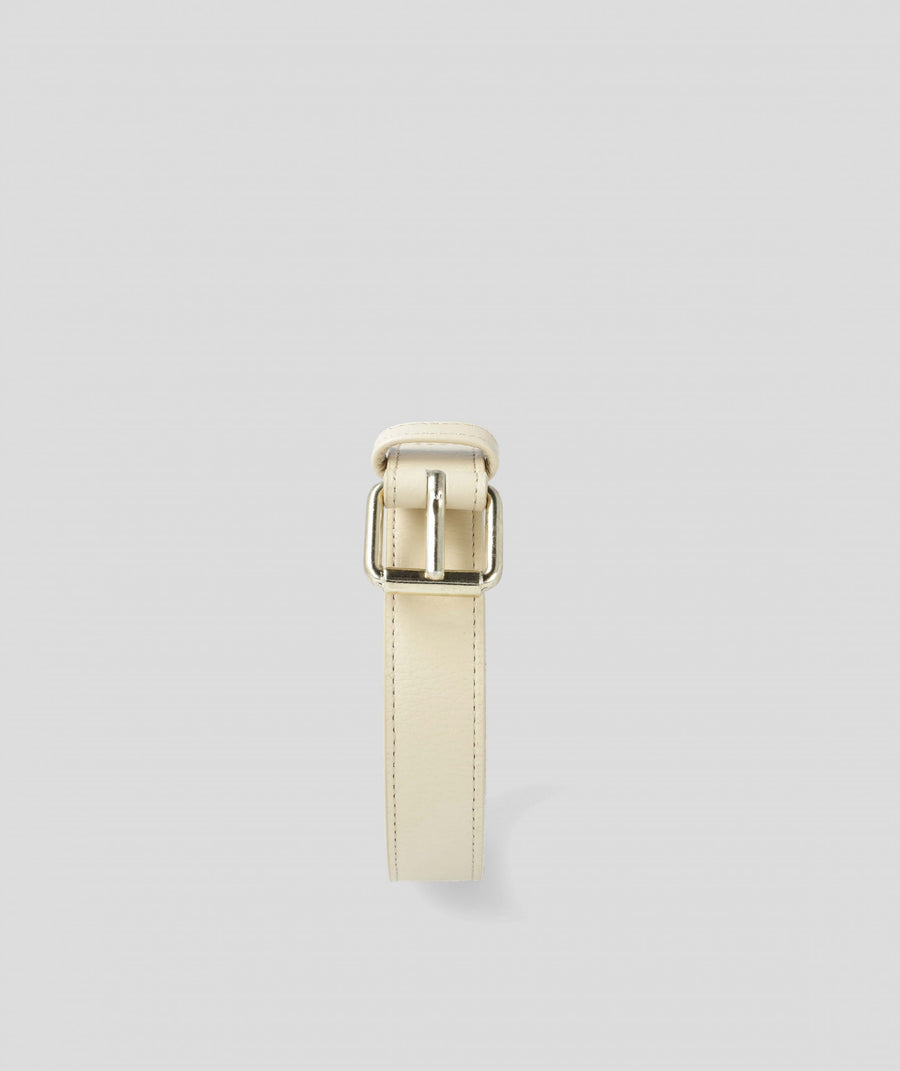 Ladies Nude Belt - Gold Buckle