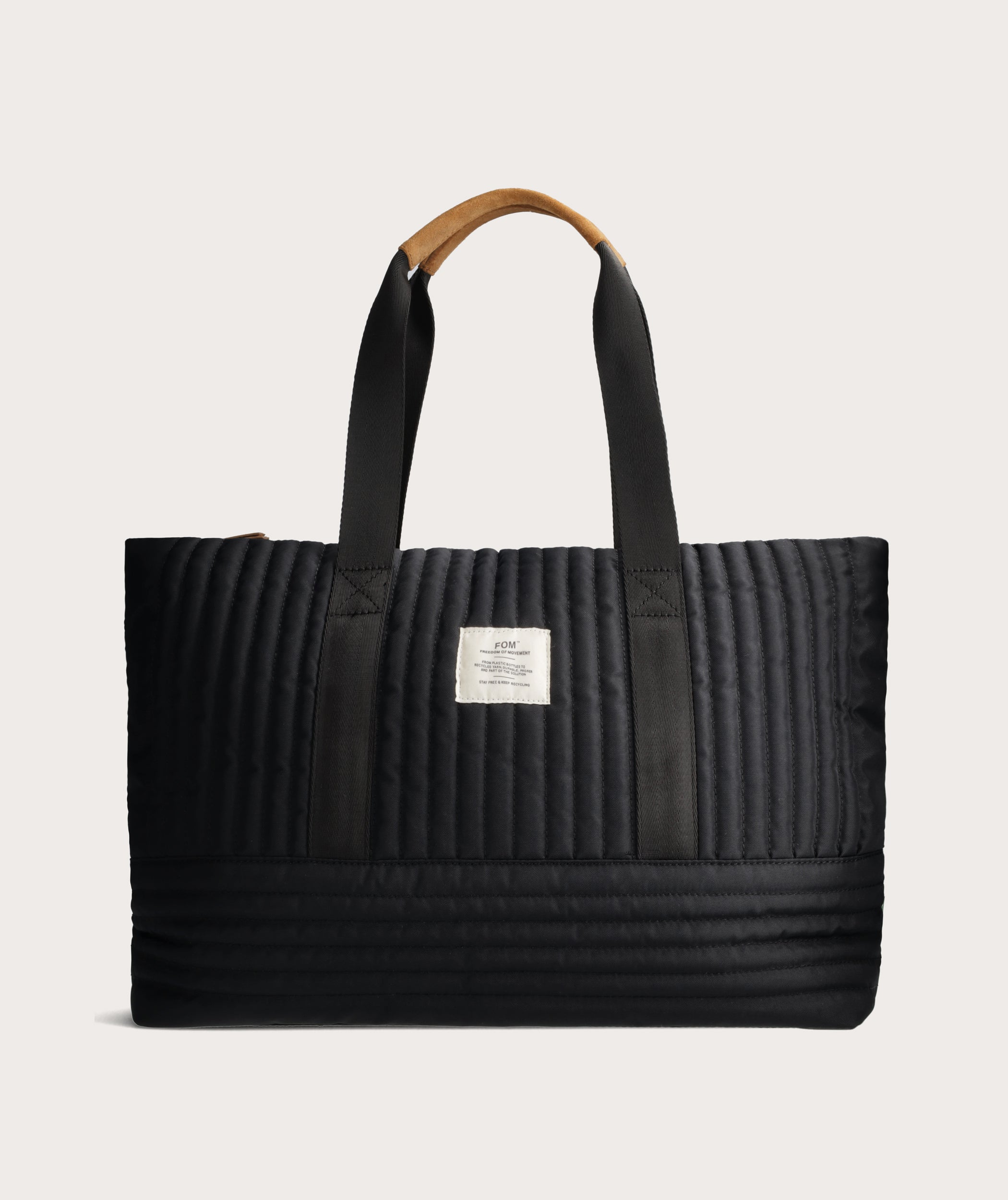 Recycled Travel Tote - Black