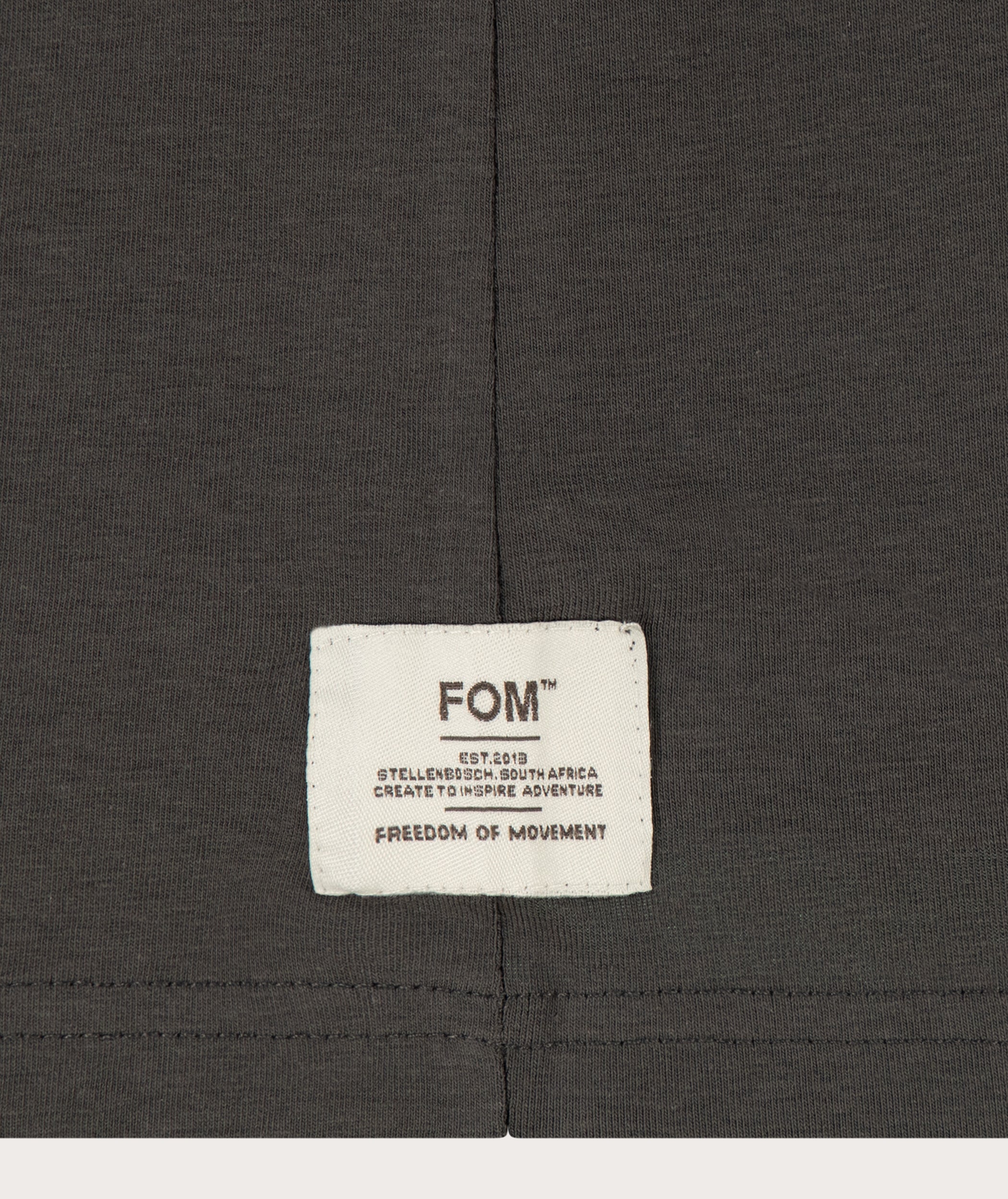 Mens Standard Stretch Cotton Tee - Charcoal