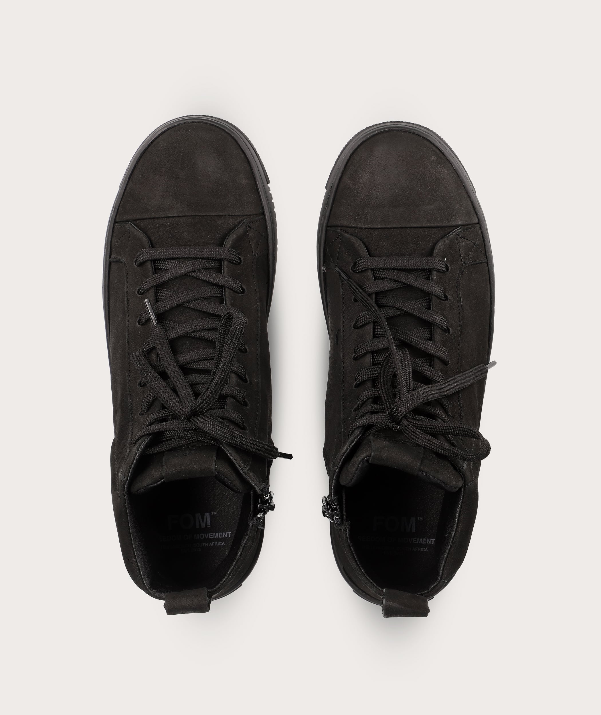 FOM Ladies High Top - Triple Black