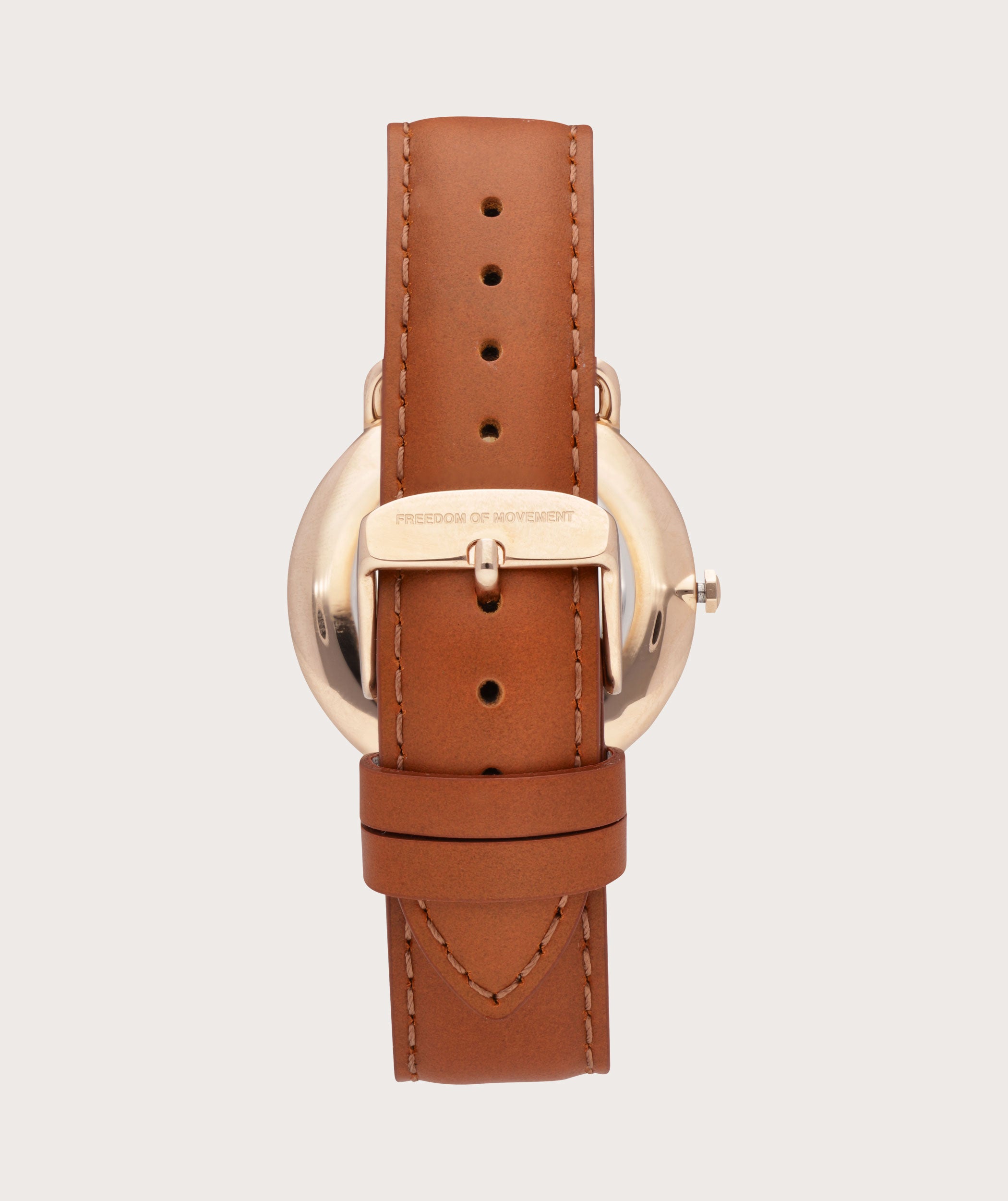 Balboa White/ Rose Gold - Tan