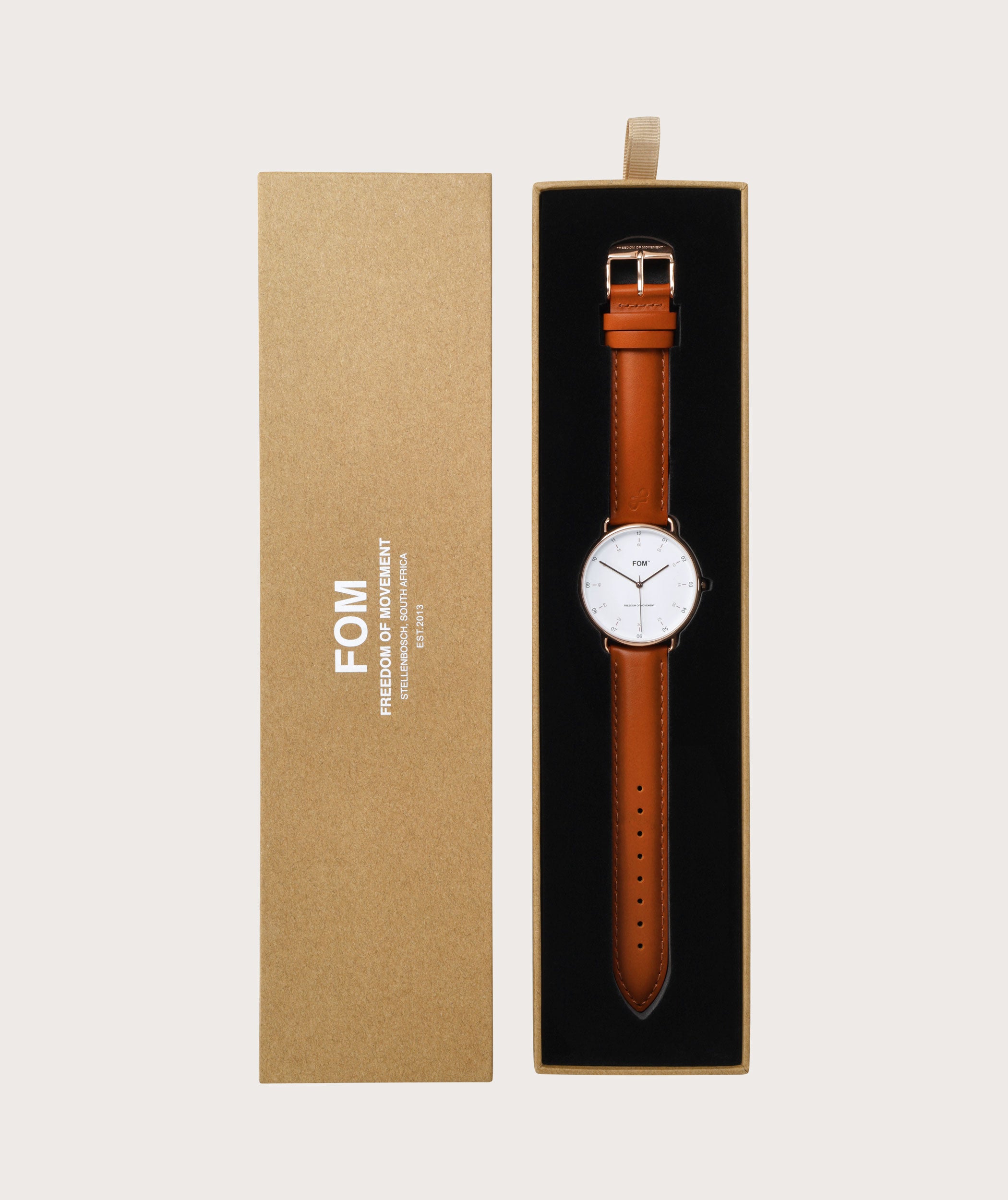 Balboa White/ Rose Gold - Tan