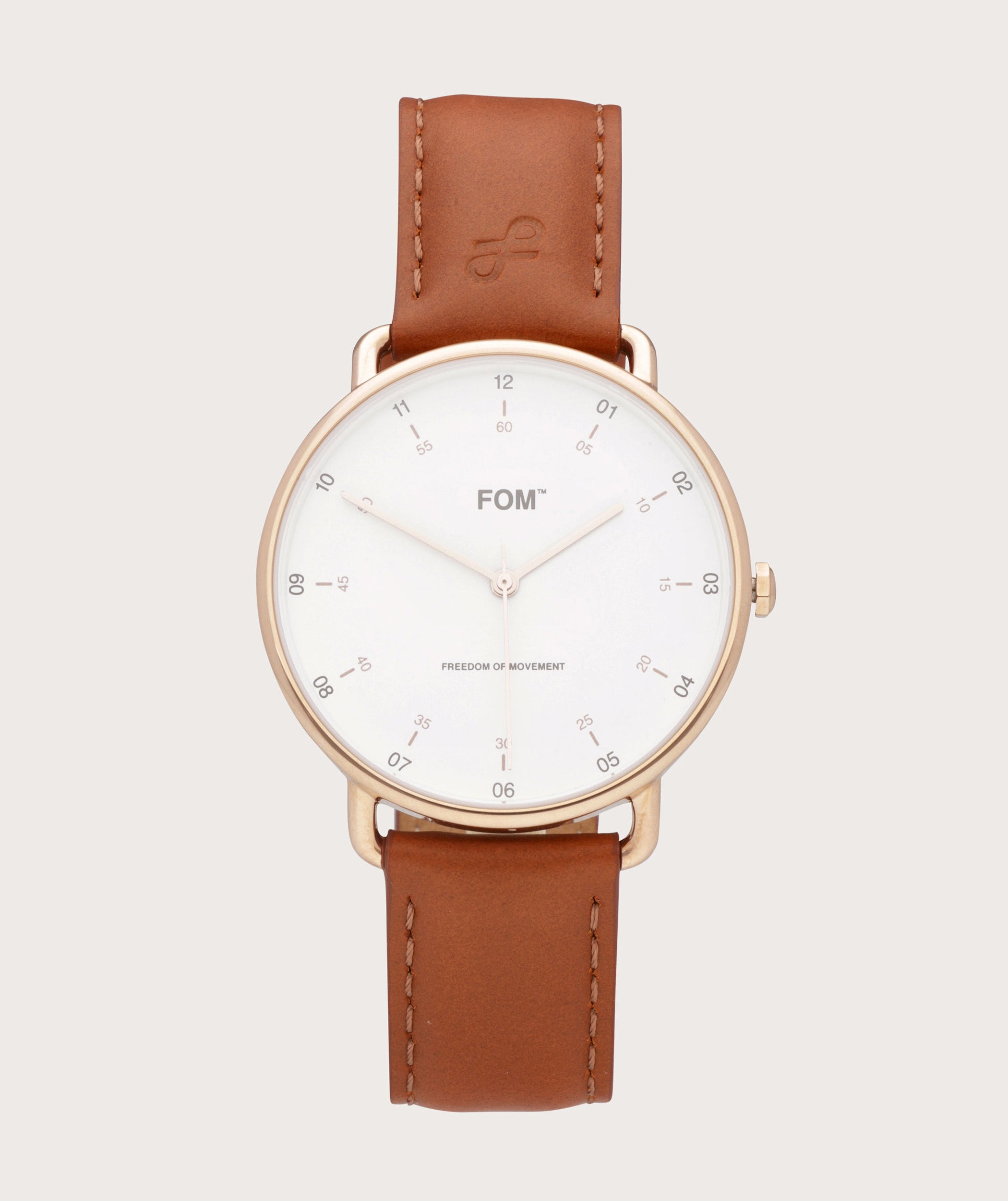 Balboa White/ Rose Gold - Tan