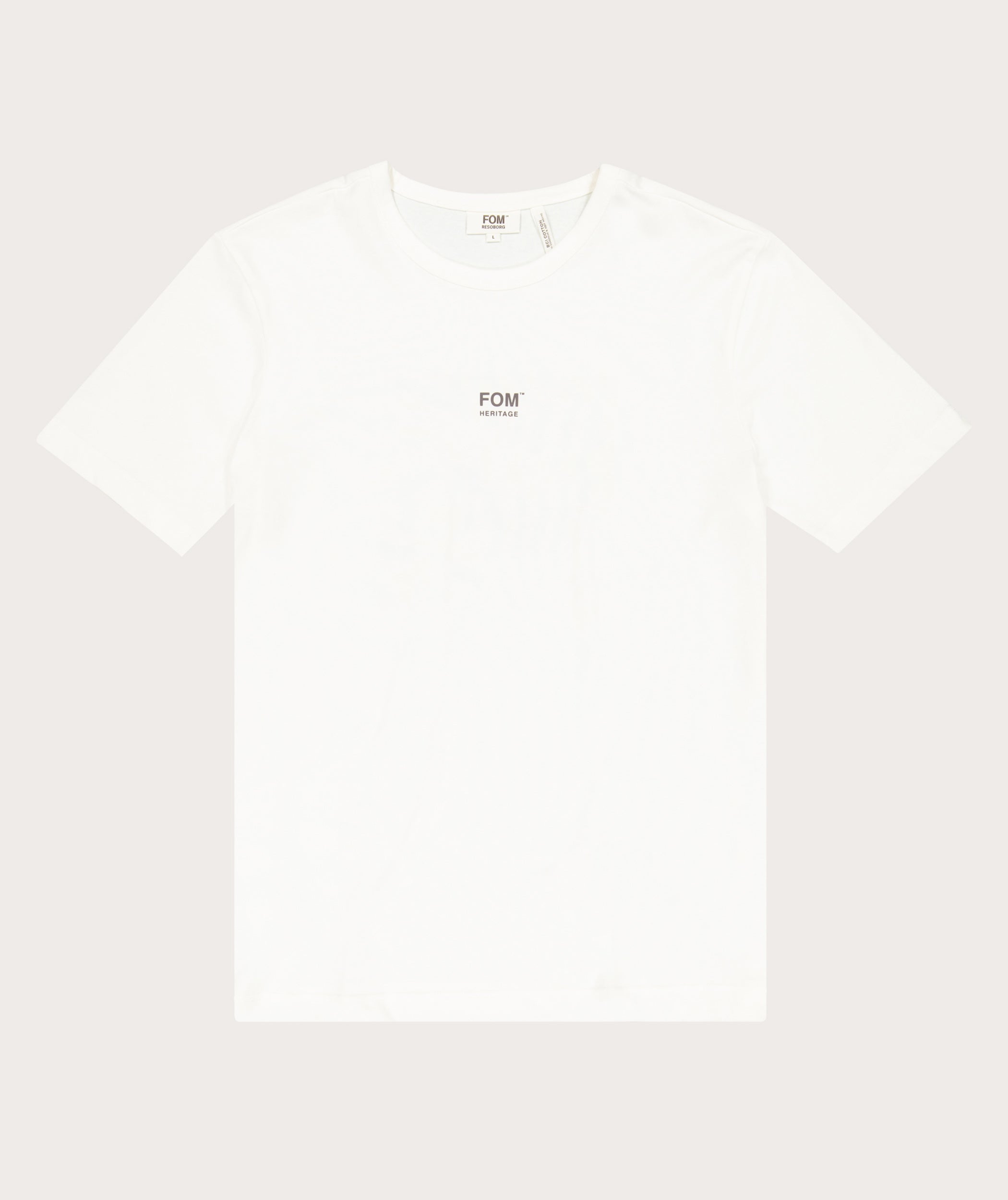 FOM x Resoborg Men's Relaxed Heritage Tee - Off-White