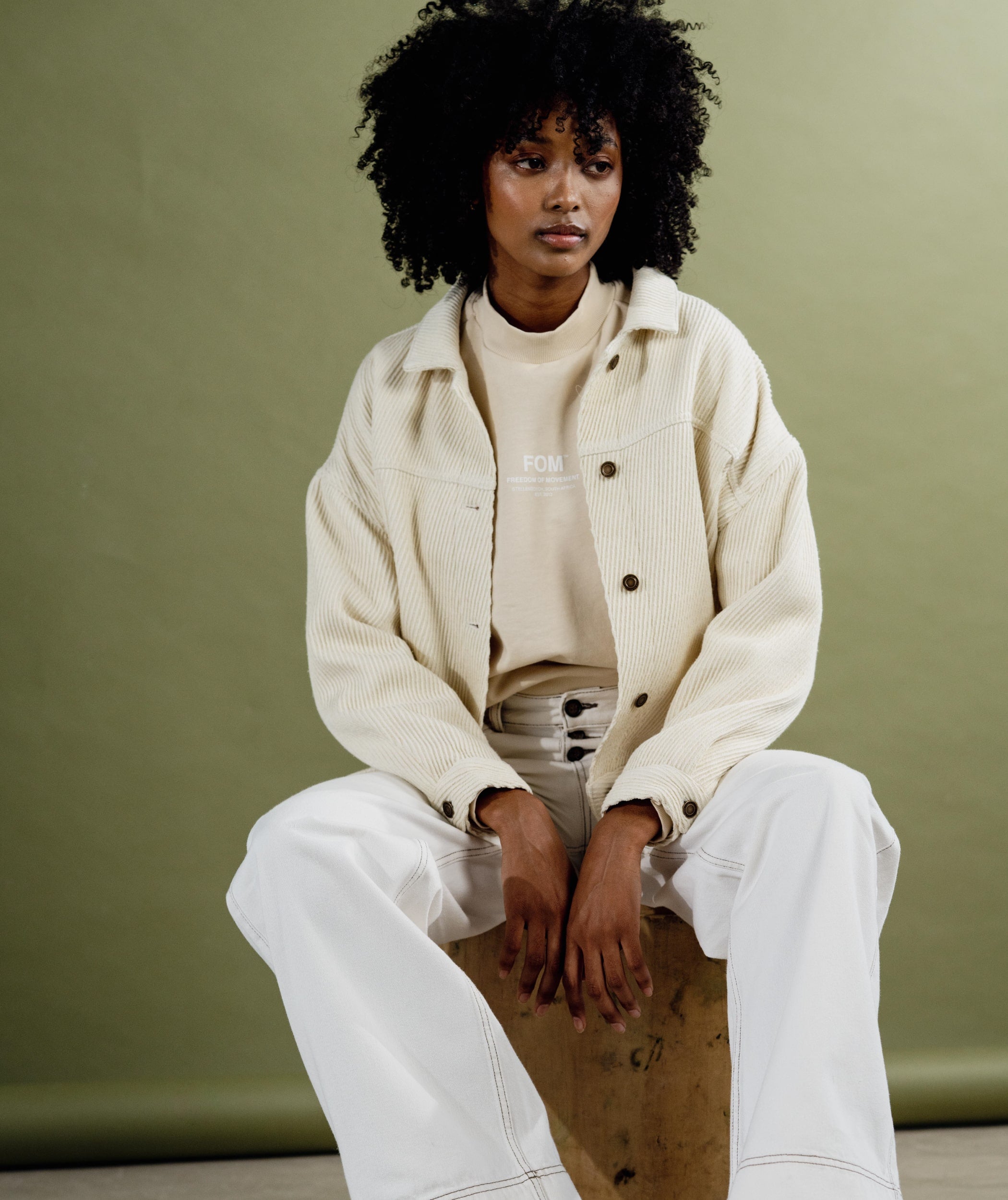 FOM Ladies Wool Blend Jacket Ivory