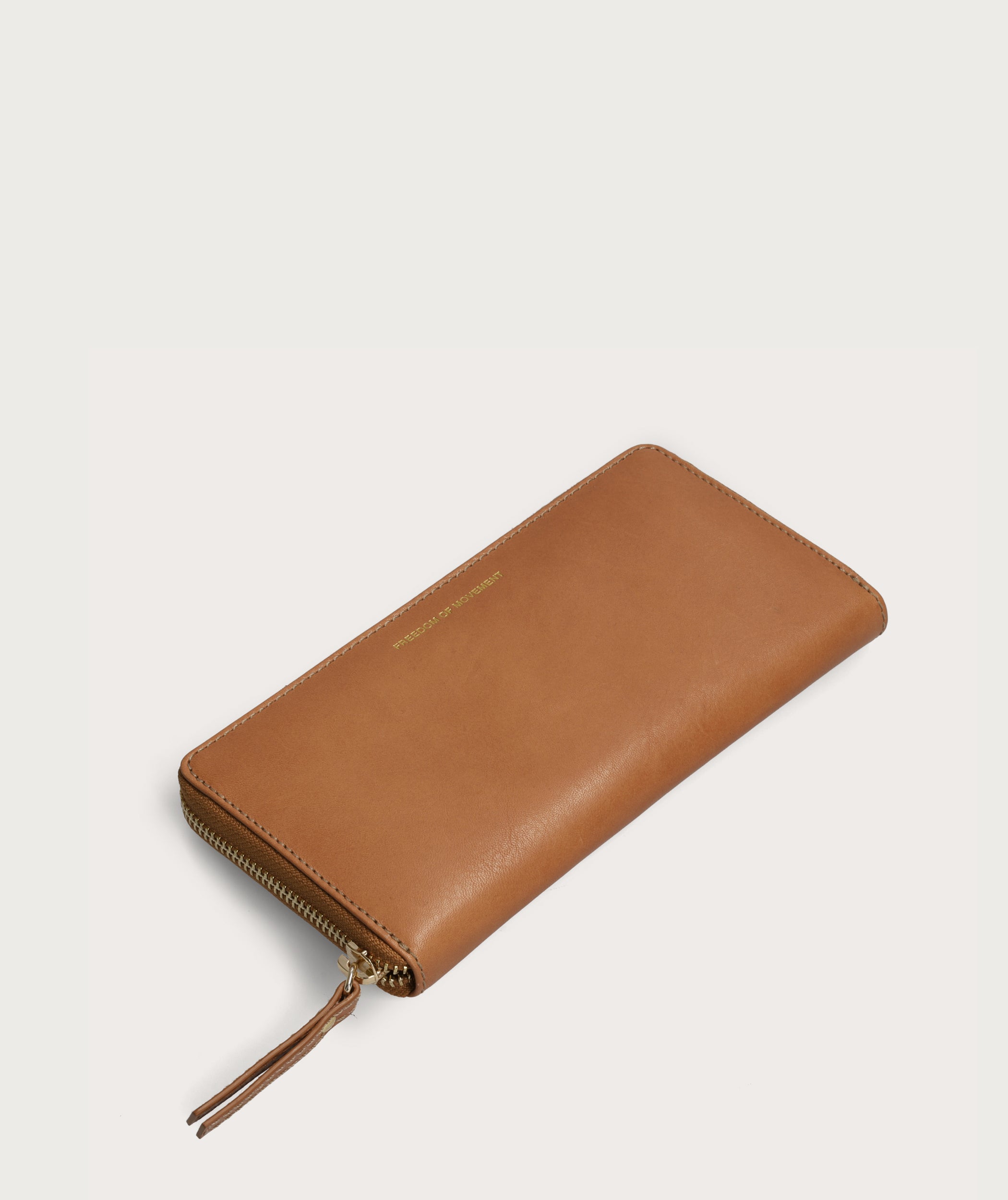 Ladies Zip Wallet - Biscuit