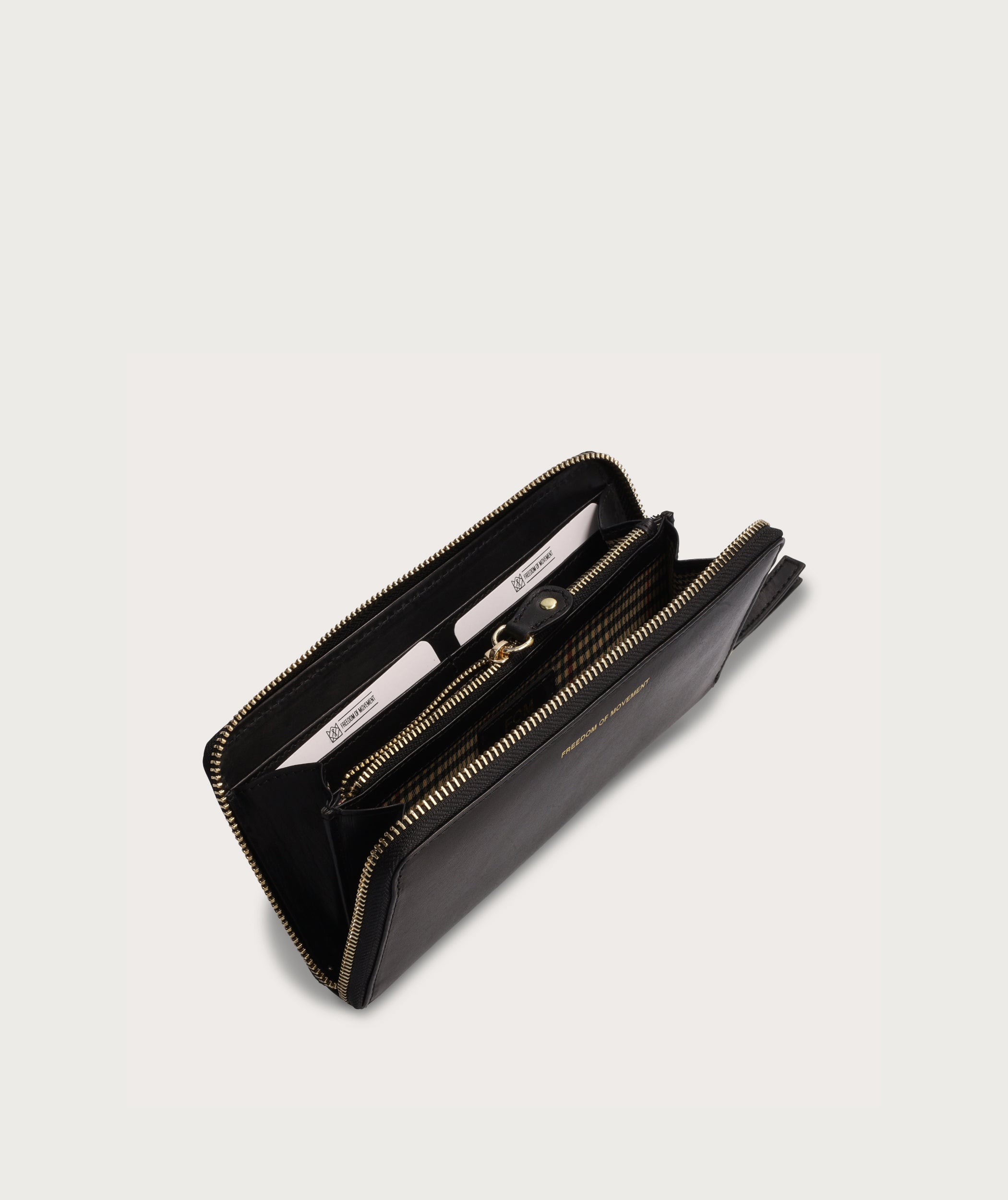 Ladies Zip Wallet - Black