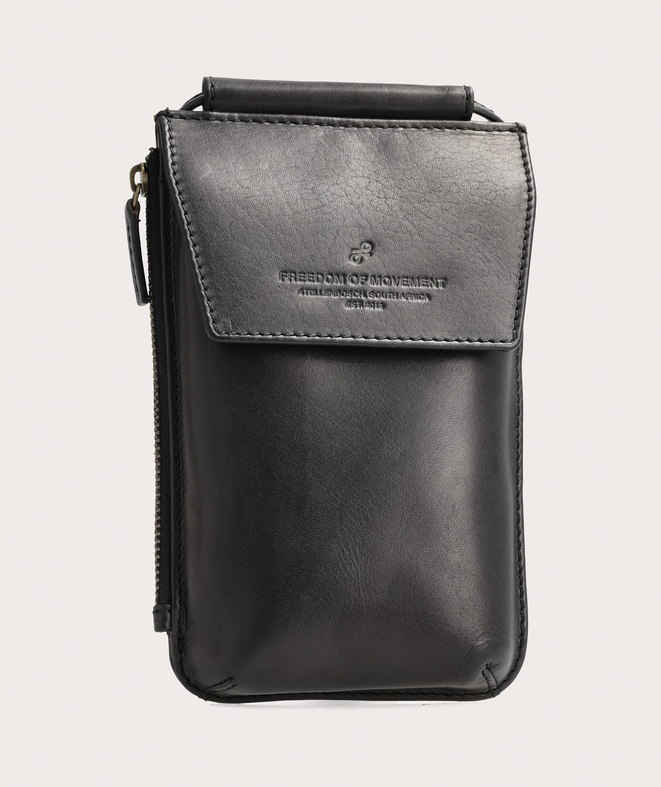 Crossbody Cellphone Pouch - Black