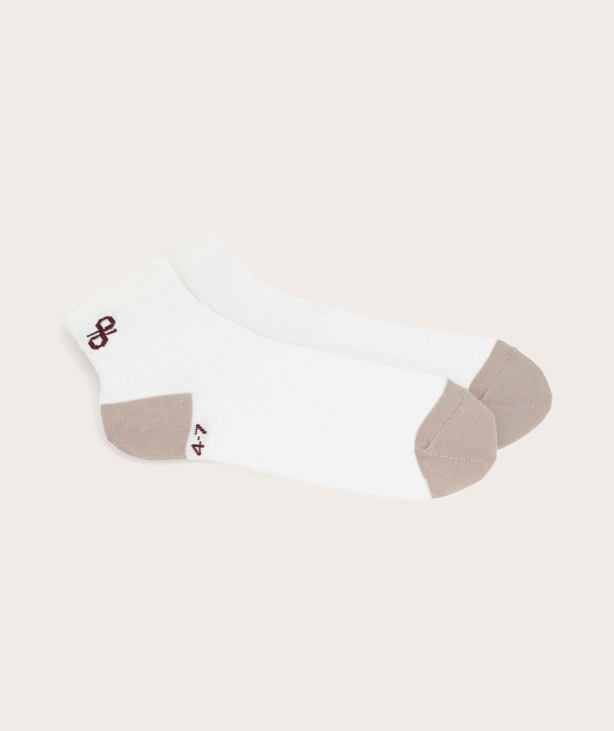 Socks FOM Active - Cream & Stone (Size 4-7)