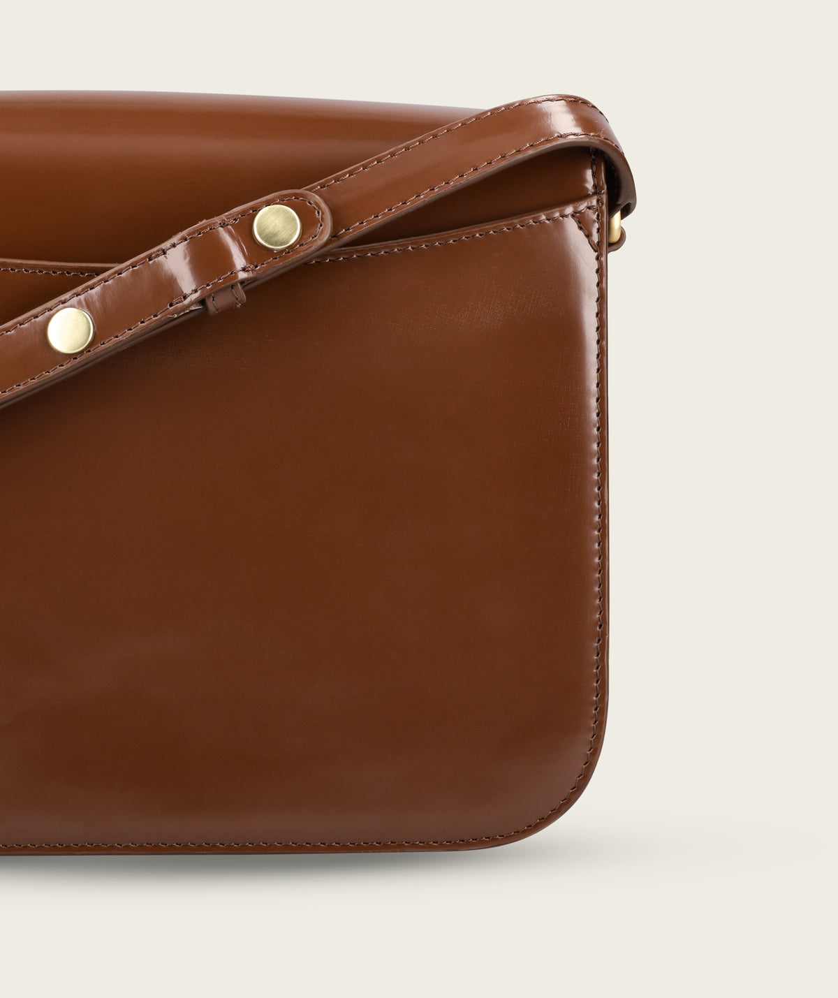 Ava - Patent Brown