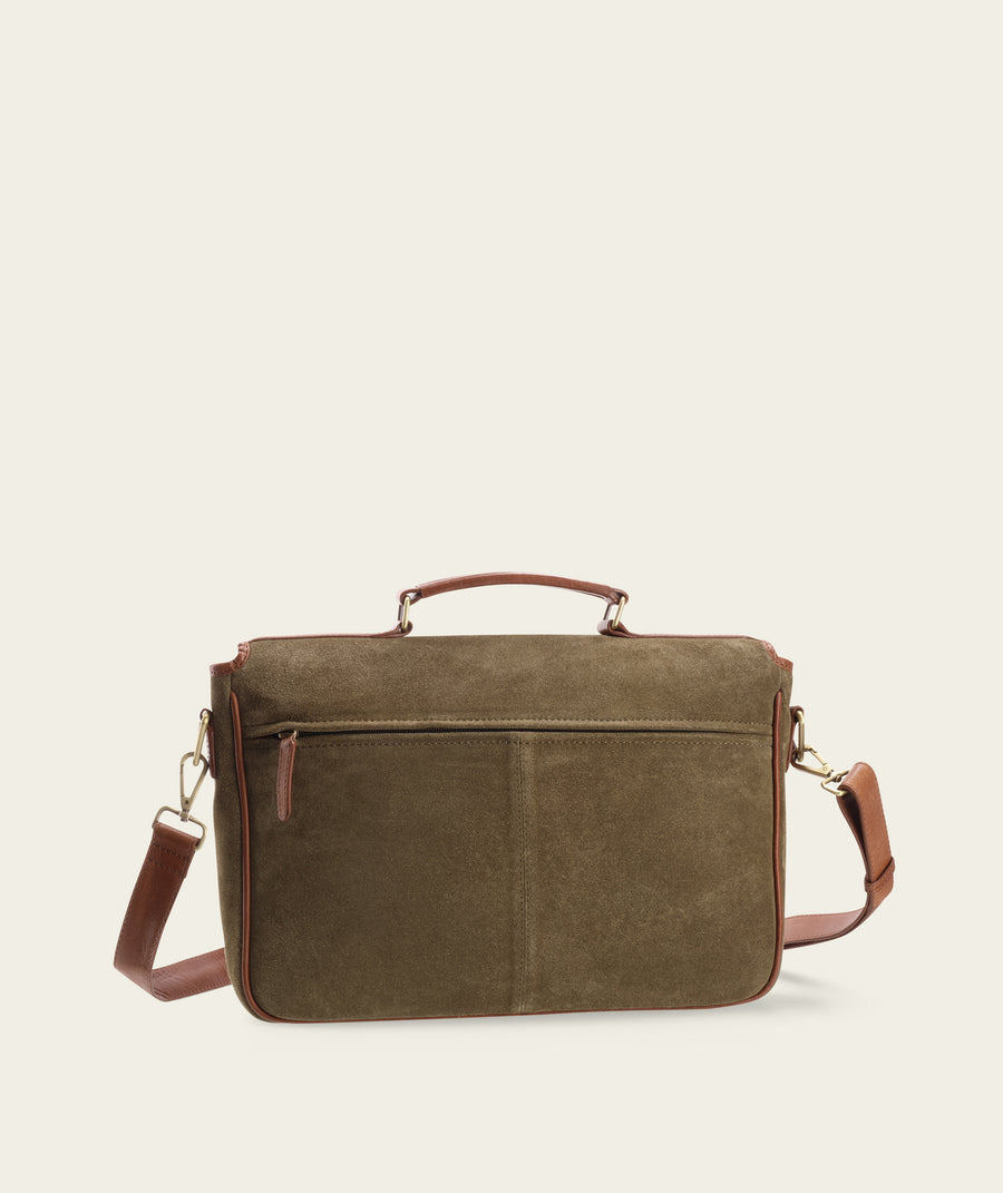 Jamie - Suede Green/ Brown